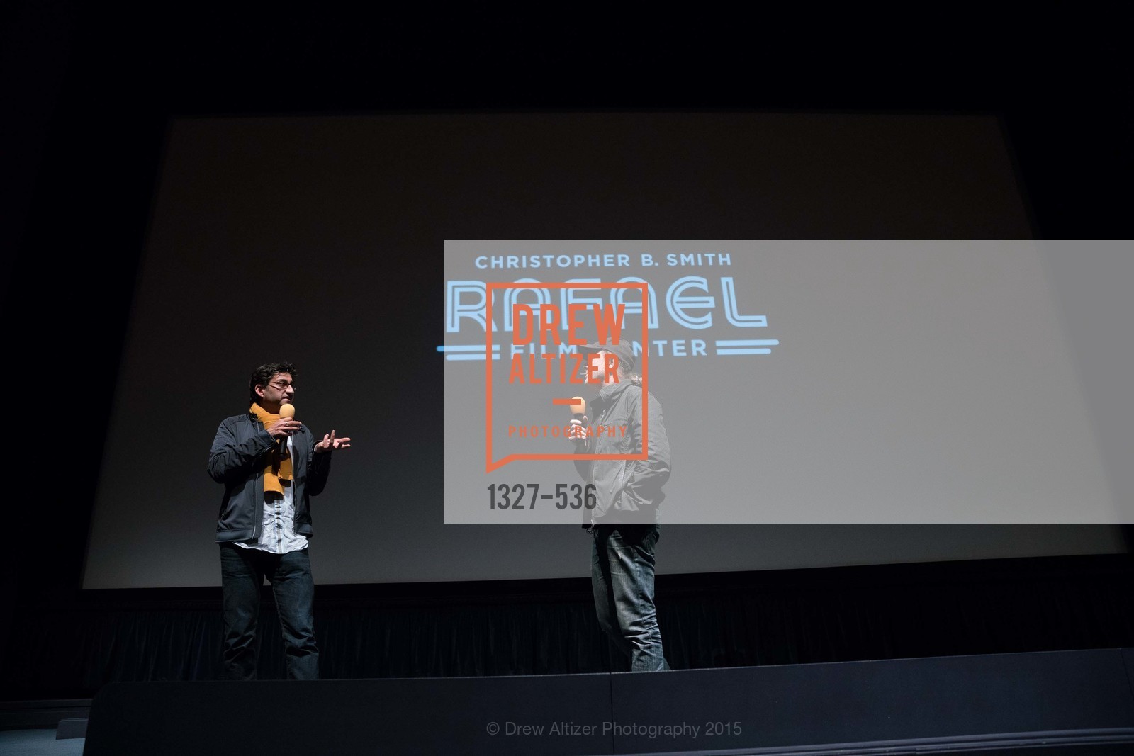 Asif Kapadia, Lars Ulrich, AMY Screening with Director Asif Kapadia and Lars Ulrich, Christopher B. Smith Rafael Film Center. 1118 Fourth Street, November 15th, 2015