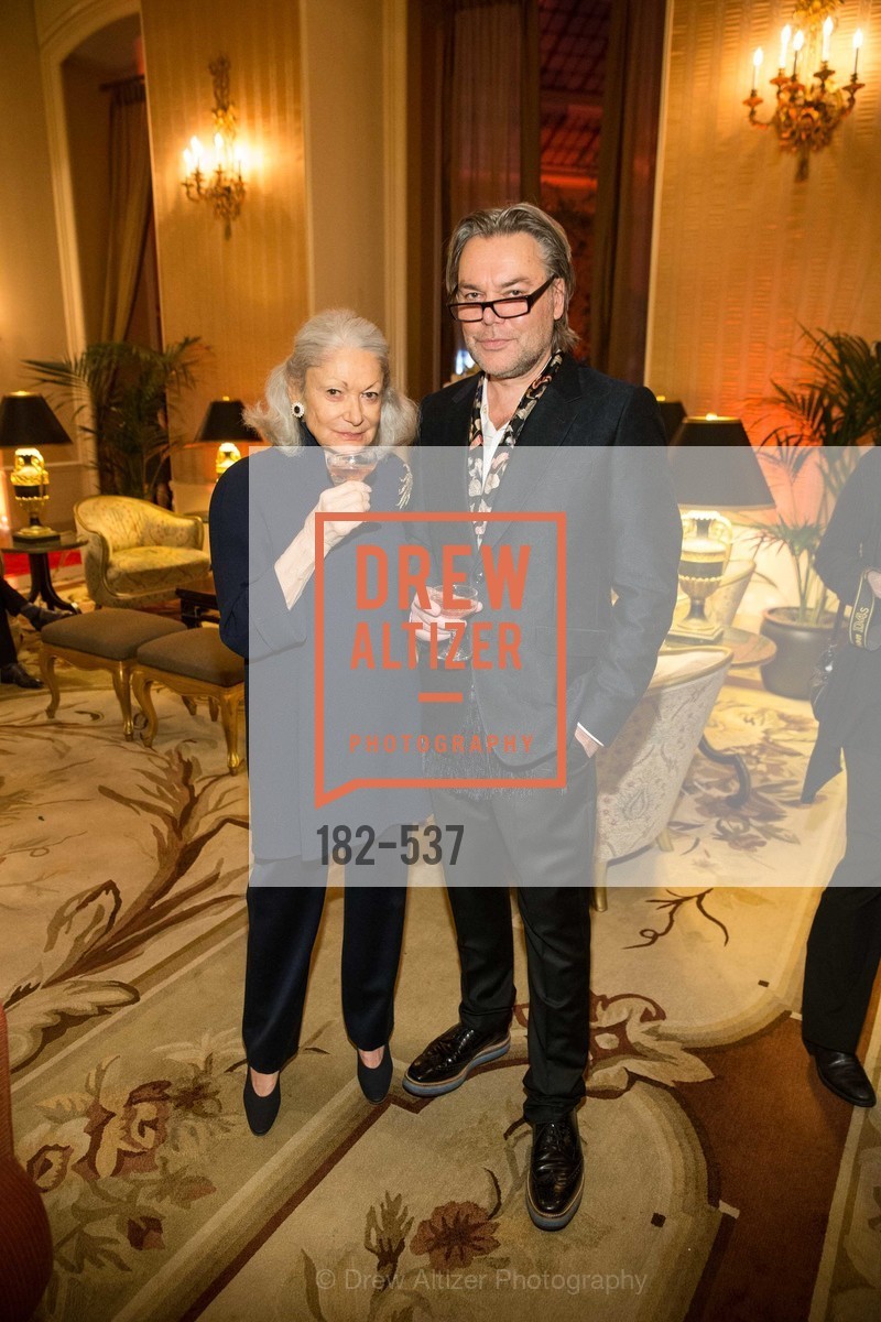 Denise Hale, David Downton, TOP OF THE MARK'S 75TH Anniversary Party, US, November 7th, 2014, Photo #182-537 Denise Hale, David Downton, Photo #182-537