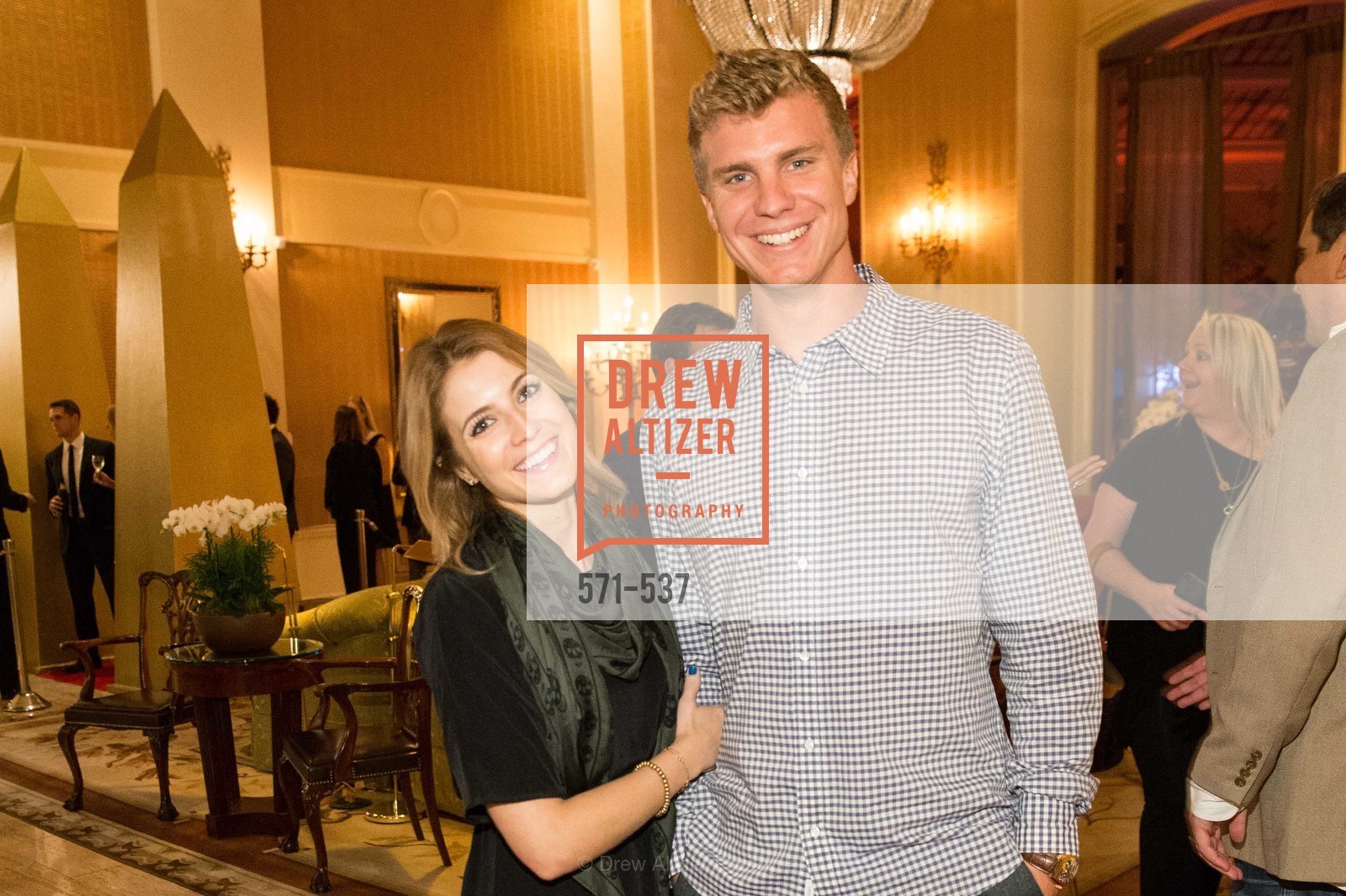 Ashley Fields, Nate Montana, TOP OF THE MARK'S 75TH Anniversary Party, US, November 7th, 2014, Photo #571-537 Ashley Fields, Nate Montana, Photo #571-537