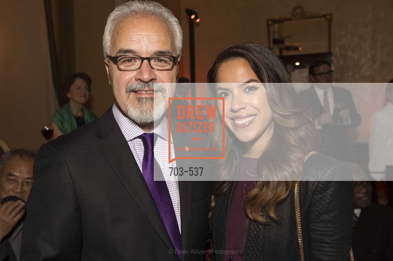 Dan Sotelo, Bianca Sotelo, TOP OF THE MARK'S 75TH Anniversary Party, US, November 7th, 2014, Photo #703-537 Dan Sotelo, Bianca Sotelo, Photo #703-537