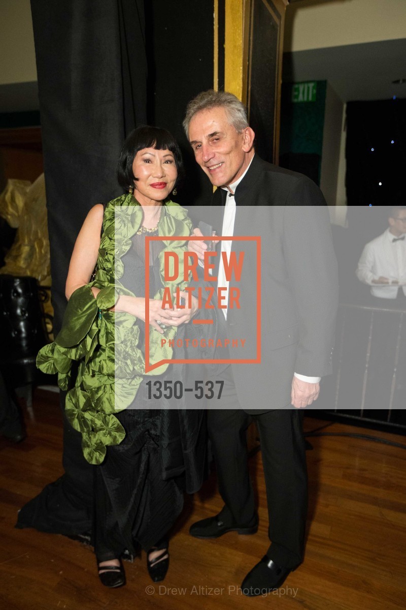 Amy Tan, Lou DeMattei, TOP OF THE MARK'S 75TH Anniversary Party, US, November 7th, 2014,Drew Altizer, Drew Altizer Photography, full-service agency, private events, San Francisco photographer, photographer california