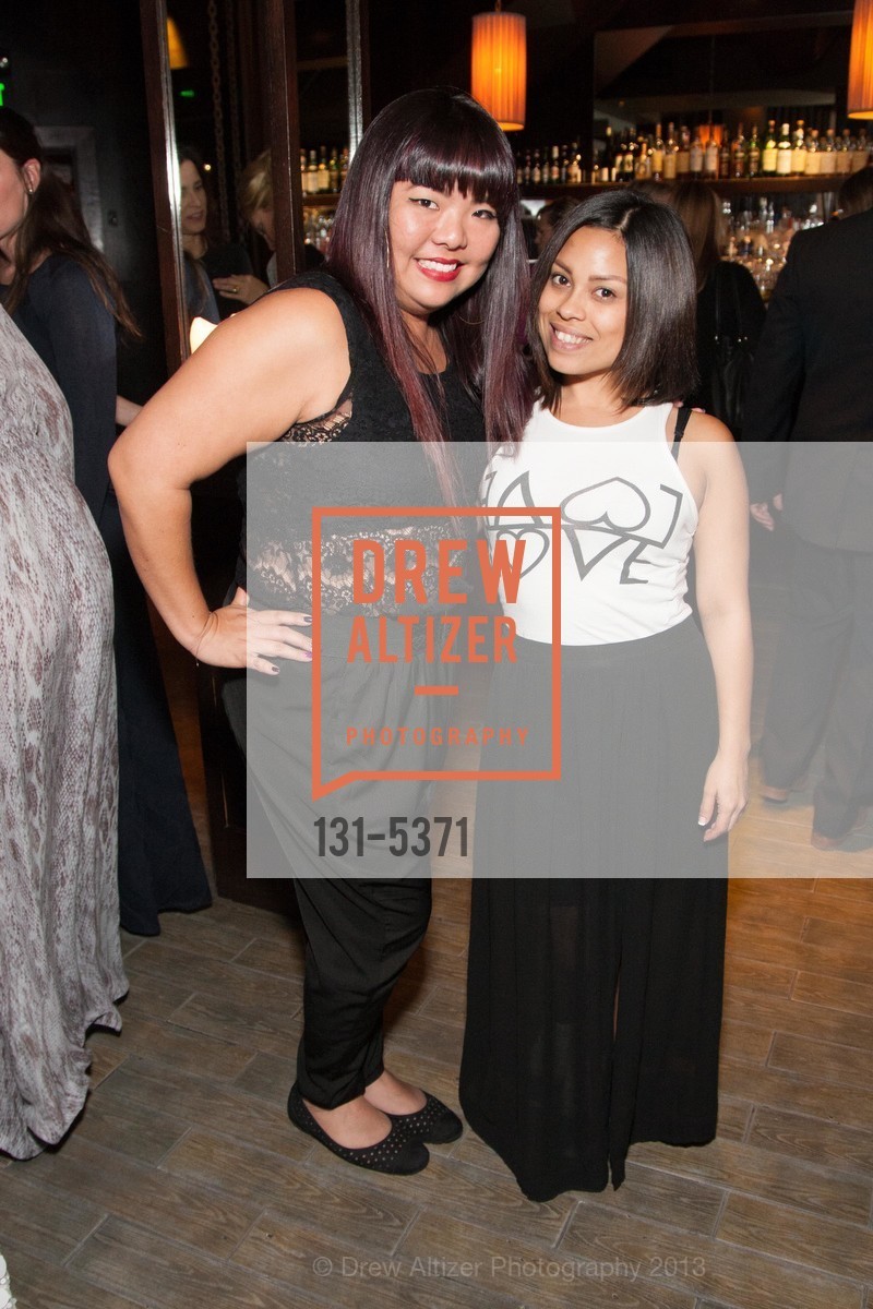 Jennifer Kuwabara, Alicia Barajas, PLUMPJACK Features Ashley Morgan Designs, US, October 9th, 2013, Photo #131-5371 Jennifer Kuwabara, Alicia Barajas, Photo #131-5371