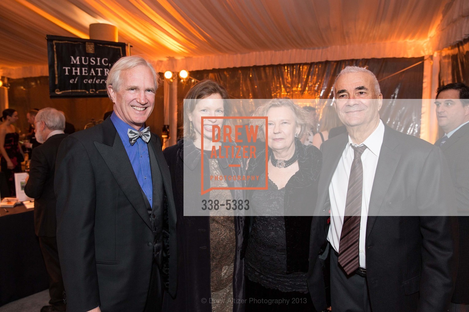 Hayne Leland, Kit Leland, Kathy Cohn, Martin Cohn, PHILHARMONIA BAROQUE ORCHESTRA 2013 Gala & Auction, US, February 22nd, 2013, Photo #338-5383 Hayne Leland, Kit Leland, Kathy Cohn, Martin Cohn, Photo #338-5383
