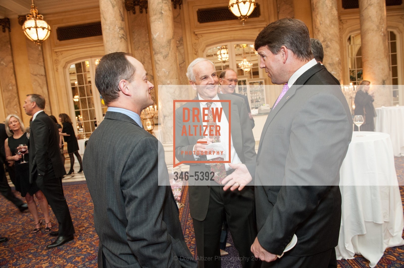 Byron Bardy, Tom DeJonghe, Charles Pierson, Up, Up, and Away! Gala Benefiting Big Brothers Big Sisters of the Bay Area 2013, Palace Hotel. 2 New Montgomery Street, April 12th, 2013, Photo #346-5392 Byron Bardy, Tom DeJonghe, Charles Pierson, Photo #346-5392