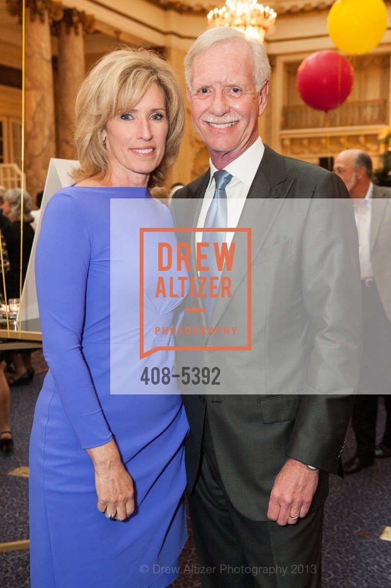 Lorrie Sullenberger, Sully Sullenberger, Up, Up, and Away! Gala Benefiting Big Brothers Big Sisters of the Bay Area 2013, Palace Hotel. 2 New Montgomery Street, April 12th, 2013, Photo #408-5392 Lorrie Sullenberger, Sully Sullenberger, Photo #408-5392