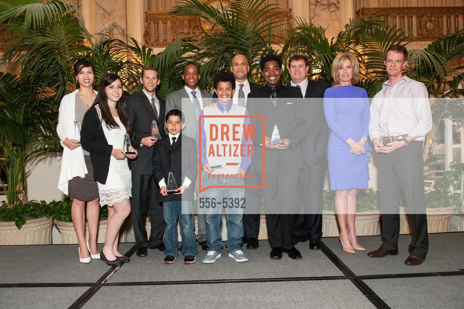 Patty Guinto, Sarah Levin, Robert Shaye, Aldo Romero, Hakeem Smith, Santos Wright, Cory Booker, Neil Wade, Justin Gibson, Lorrie Sullenberger, Soren Tjernell, Up, Up, and Away! Gala Benefiting Big Brothers Big Sisters of the Bay Area 2013, Palace Hotel. 2 New Montgomery Street, April 12th, 2013, Photo #556-5392 Patty Guinto, Sarah Levin, Robert Shaye, Aldo Romero, Hakeem Smith, Santos Wright, Cory Booker, Neil Wade, Justin Gibson, Lorrie Sullenberger, Soren Tjernell, Photo #556-5392