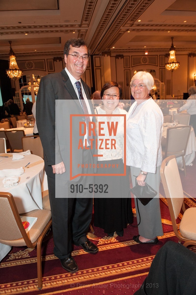 Jim Lewis, Rachelle Chong, Renee Lewis, Up, Up, and Away! Gala Benefiting Big Brothers Big Sisters of the Bay Area 2013, Palace Hotel. 2 New Montgomery Street, April 12th, 2013, Photo #910-5392 Jim Lewis, Rachelle Chong, Renee Lewis, Photo #910-5392