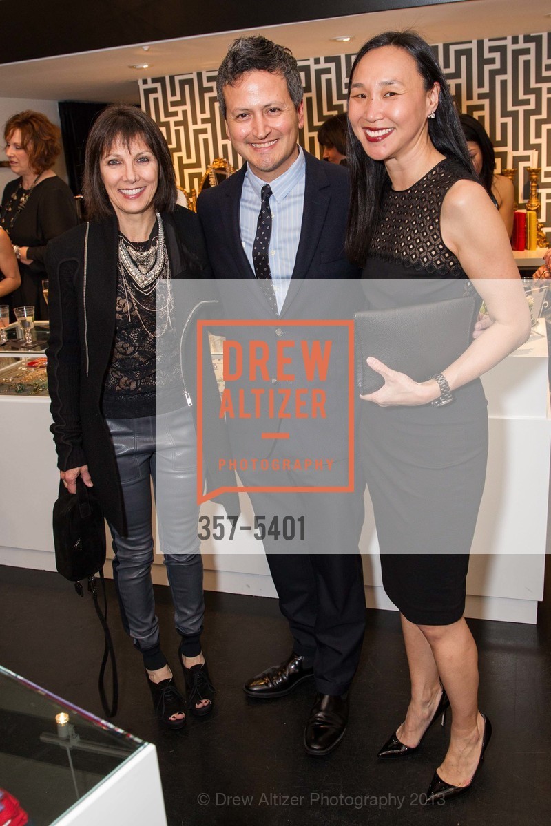 Karen Justis, Edward Teran, Carolyn Chang, MAIYET Launch at BETTY LIN, US, March 20th, 2013, Photo #357-5401 Karen Justis, Edward Teran, Carolyn Chang, Photo #357-5401