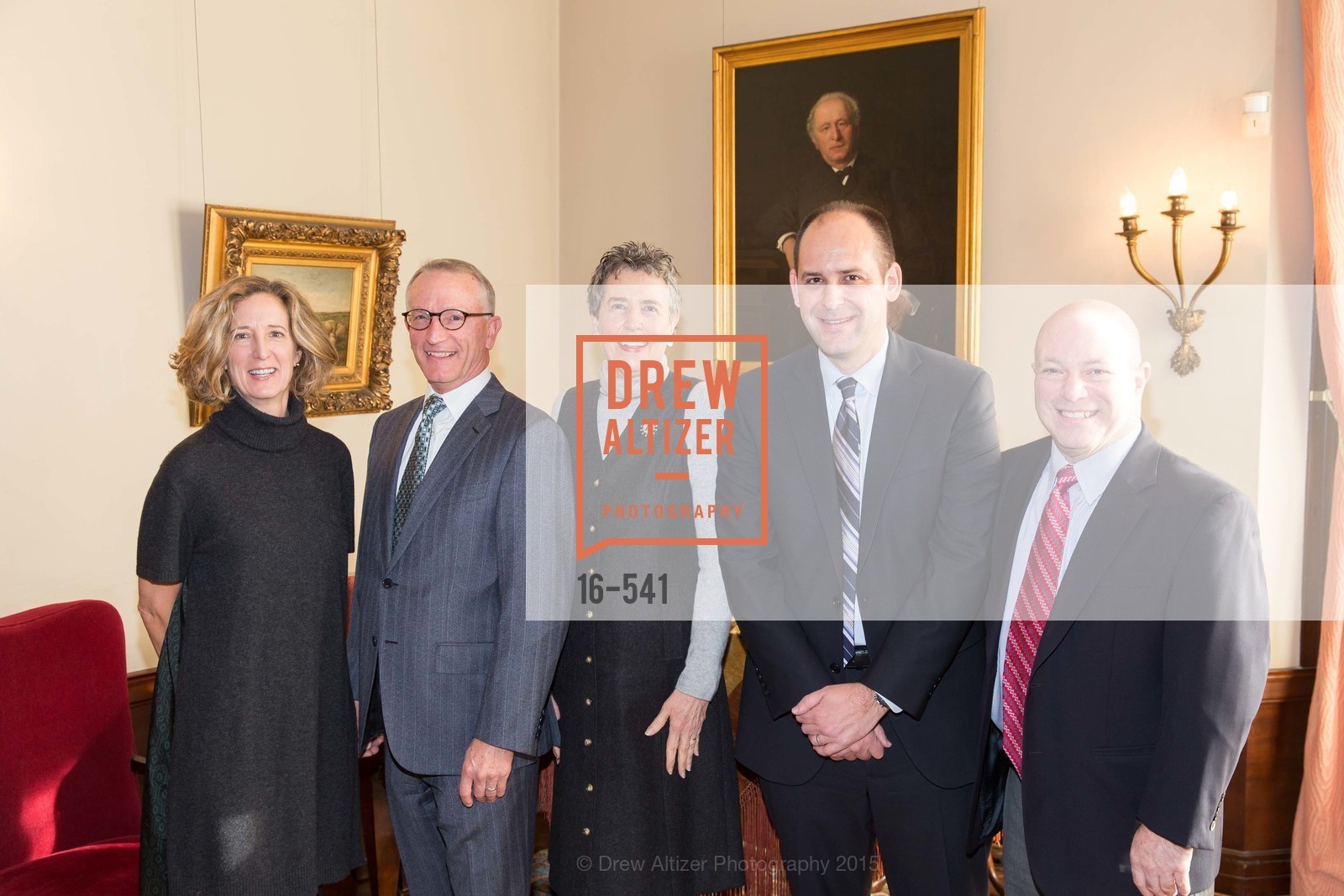 Courtney Damkroger, David Wessel, Alice Russell-Shapiro, Mike Buhler, John Rothmann, Ceremony Inaugurating the Campaign for San Francisco Heritage & Haas-Lilienthal House, Haas-Lilienthal House. 2007 Franklin Street, November 18th, 2015,Drew Altizer, Drew Altizer Photography, full-service event agency, private events, San Francisco photographer, photographer California
