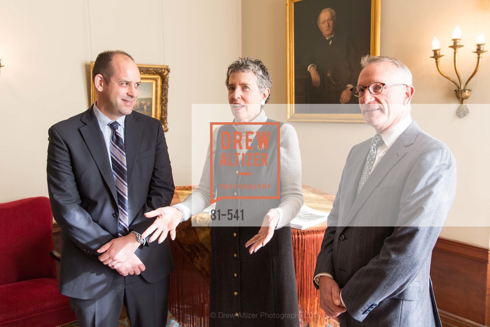 Mike Buhler, Alice Russell-Shapiro, David Wessel, Ceremony Inaugurating the Campaign for San Francisco Heritage & Haas-Lilienthal House, Haas-Lilienthal House. 2007 Franklin Street, November 18th, 2015,Drew Altizer, Drew Altizer Photography, full-service agency, private events, San Francisco photographer, photographer california