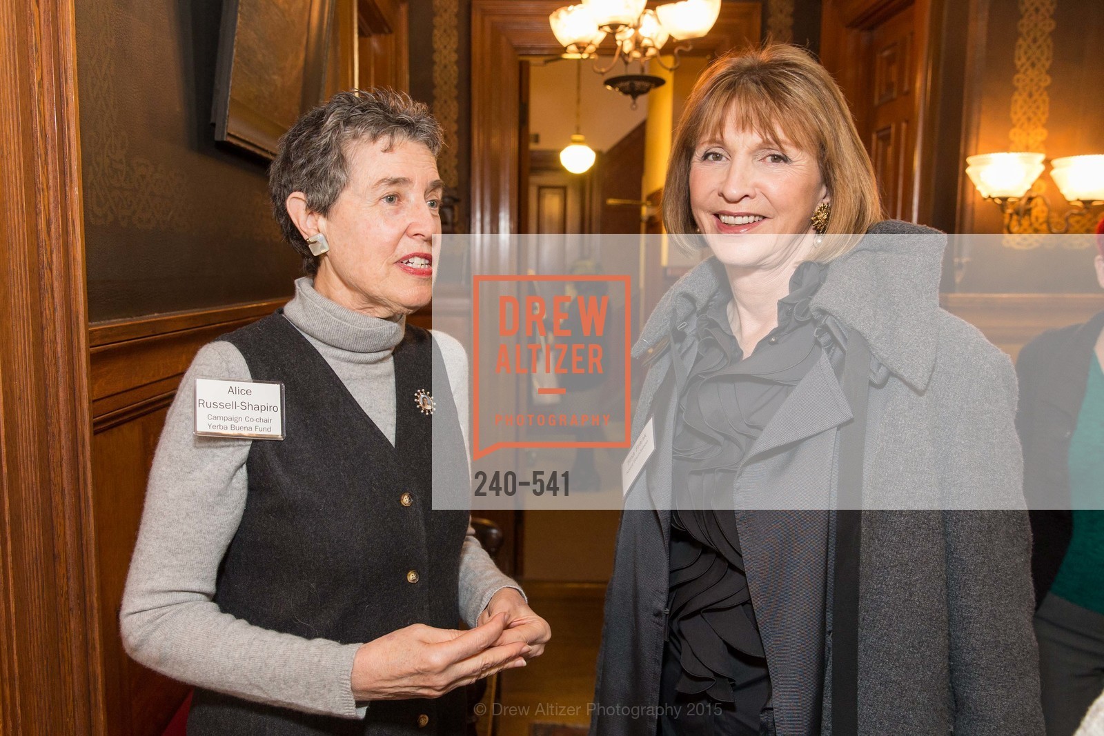 Alice Russell-Shapiro, Tina Frank, Ceremony Inaugurating the Campaign for San Francisco Heritage & Haas-Lilienthal House, Haas-Lilienthal House. 2007 Franklin Street, November 18th, 2015,Drew Altizer, Drew Altizer Photography, full-service agency, private events, San Francisco photographer, photographer california