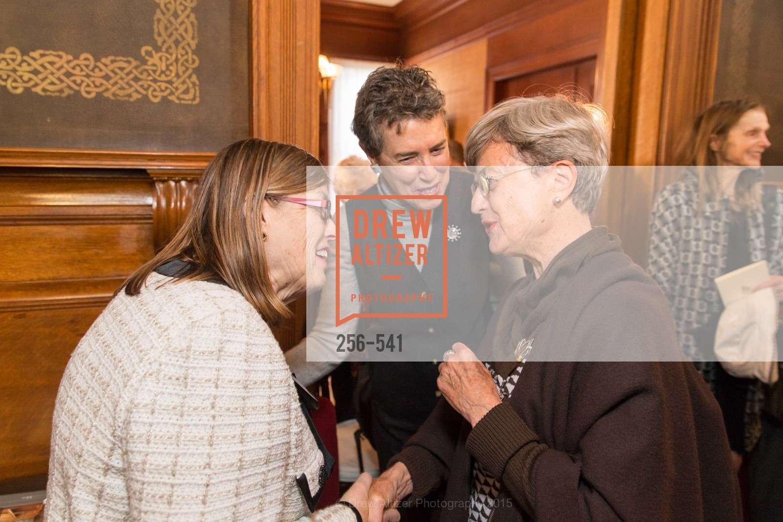 Carolyn Squeri, Alice Russell-Shapiro, Lucy Matzger, Ceremony Inaugurating the Campaign for San Francisco Heritage & Haas-Lilienthal House, Haas-Lilienthal House. 2007 Franklin Street, November 18th, 2015,Drew Altizer, Drew Altizer Photography, full-service agency, private events, San Francisco photographer, photographer california