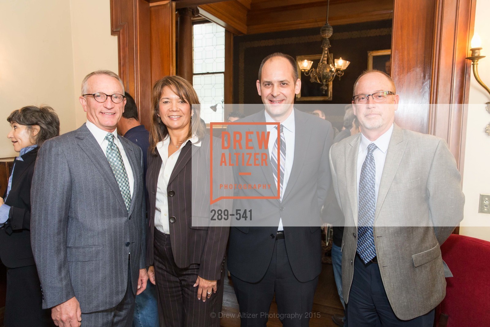 David Wessel, Rose Garrison, Mike Buhler, Tim Bosveld, Ceremony Inaugurating the Campaign for San Francisco Heritage & Haas-Lilienthal House, Haas-Lilienthal House. 2007 Franklin Street, November 18th, 2015,Drew Altizer, Drew Altizer Photography, full-service event agency, private events, San Francisco photographer, photographer California