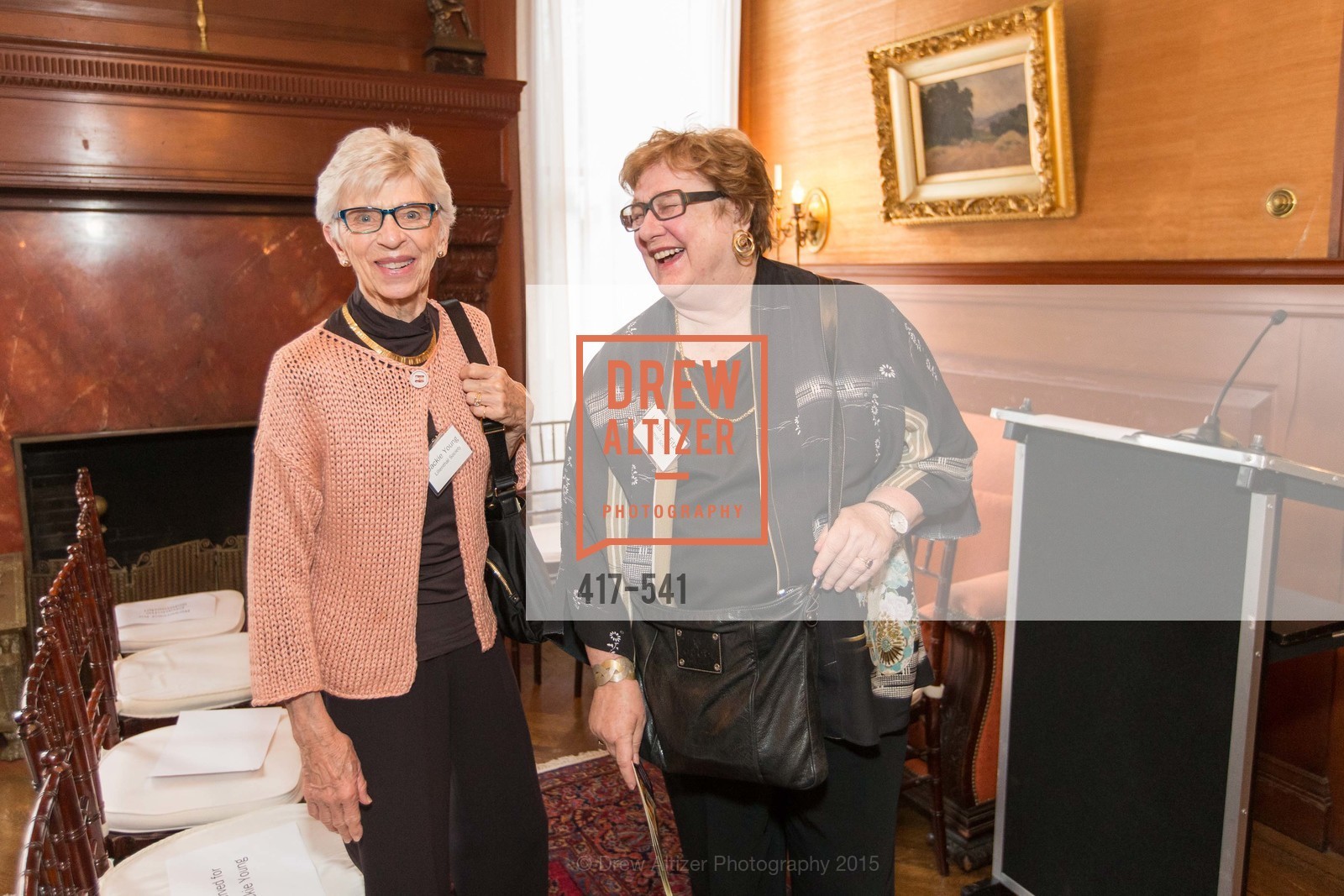 Jackie Young, Linda Jo Fitz, Ceremony Inaugurating the Campaign for San Francisco Heritage & Haas-Lilienthal House, Haas-Lilienthal House. 2007 Franklin Street, November 18th, 2015,Drew Altizer, Drew Altizer Photography, full-service event agency, private events, San Francisco photographer, photographer California