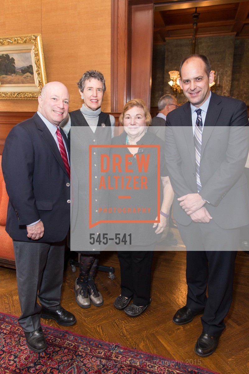 John Rothmann, Alice Russell-Shapiro, Susan Seeley, Mike Buhler, Ceremony Inaugurating the Campaign for San Francisco Heritage & Haas-Lilienthal House, Haas-Lilienthal House. 2007 Franklin Street, November 18th, 2015, Photo #545-541 John Rothmann, Alice Russell-Shapiro, Susan Seeley, Mike Buhler, Photo #545-541