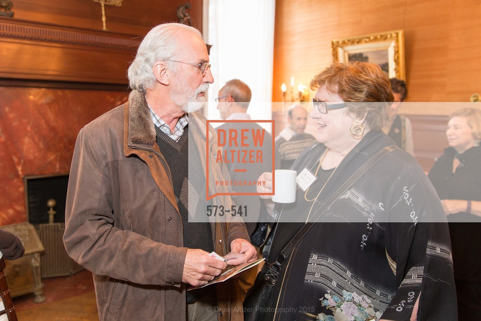 Steve Plath, Linda Jo Fitz, Ceremony Inaugurating the Campaign for San Francisco Heritage & Haas-Lilienthal House, Haas-Lilienthal House. 2007 Franklin Street, November 18th, 2015, Photo #573-541 Steve Plath, Linda Jo Fitz, Photo #573-541