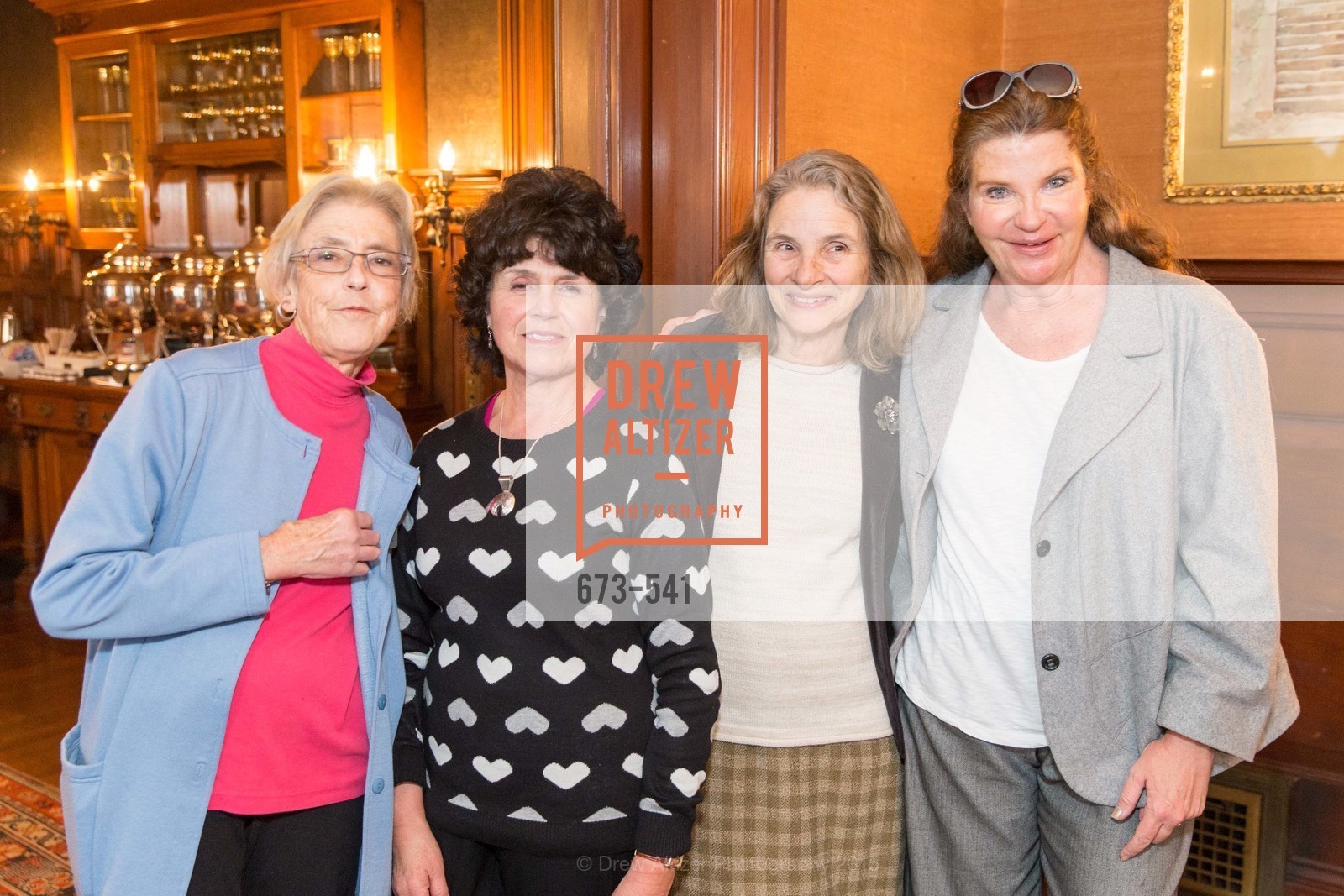 Nancy Glass, Esther Suen, Wilma Parker de Pavloff, Kathleen Hewtson, Ceremony Inaugurating the Campaign for San Francisco Heritage & Haas-Lilienthal House, Haas-Lilienthal House. 2007 Franklin Street, November 18th, 2015,Drew Altizer, Drew Altizer Photography, full-service agency, private events, San Francisco photographer, photographer california