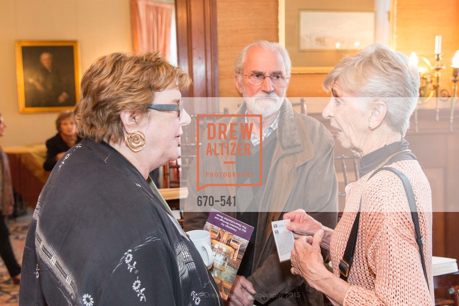 Linda Jo Fitz, Steve Plath, Jackie Young, Ceremony Inaugurating the Campaign for San Francisco Heritage & Haas-Lilienthal House, Haas-Lilienthal House. 2007 Franklin Street, November 18th, 2015,Drew Altizer, Drew Altizer Photography, full-service event agency, private events, San Francisco photographer, photographer California