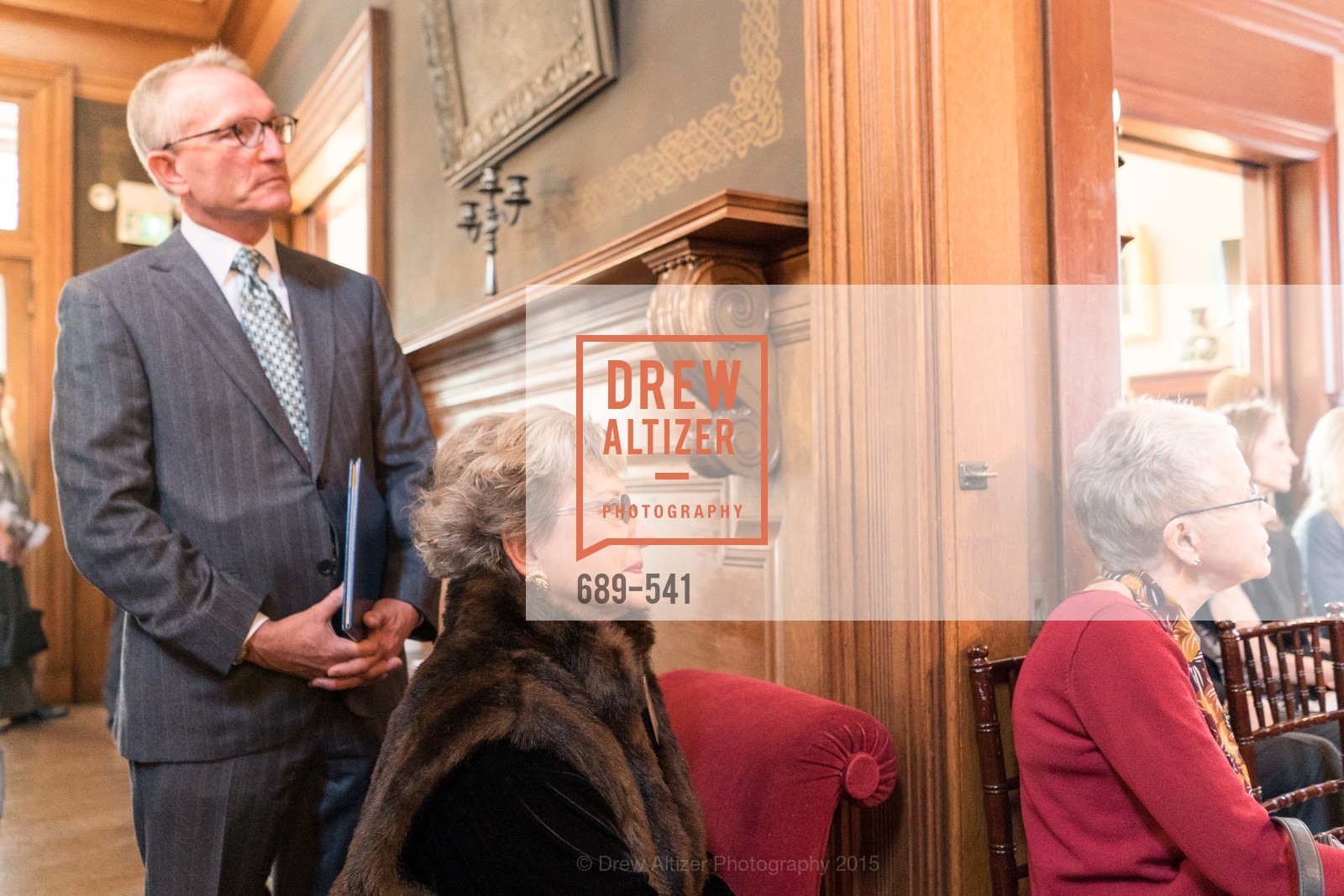 David Wessel, Carolyn O'Brien, Ceremony Inaugurating the Campaign for San Francisco Heritage & Haas-Lilienthal House, Haas-Lilienthal House. 2007 Franklin Street, November 18th, 2015
