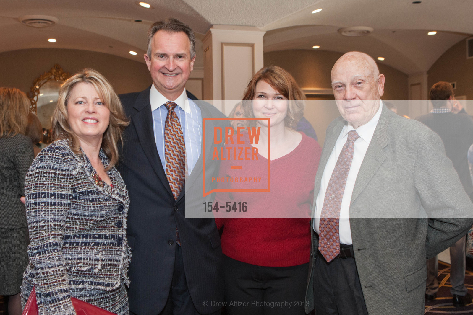 Debbie Wreyford, Ken Winans, Liz Boaz, Don Shields, ARCS FOUNDATION NCC Scholar Awards Luncheon, US, October 28th, 2013, Photo #154-5416 Debbie Wreyford, Ken Winans, Liz Boaz, Don Shields, Photo #154-5416