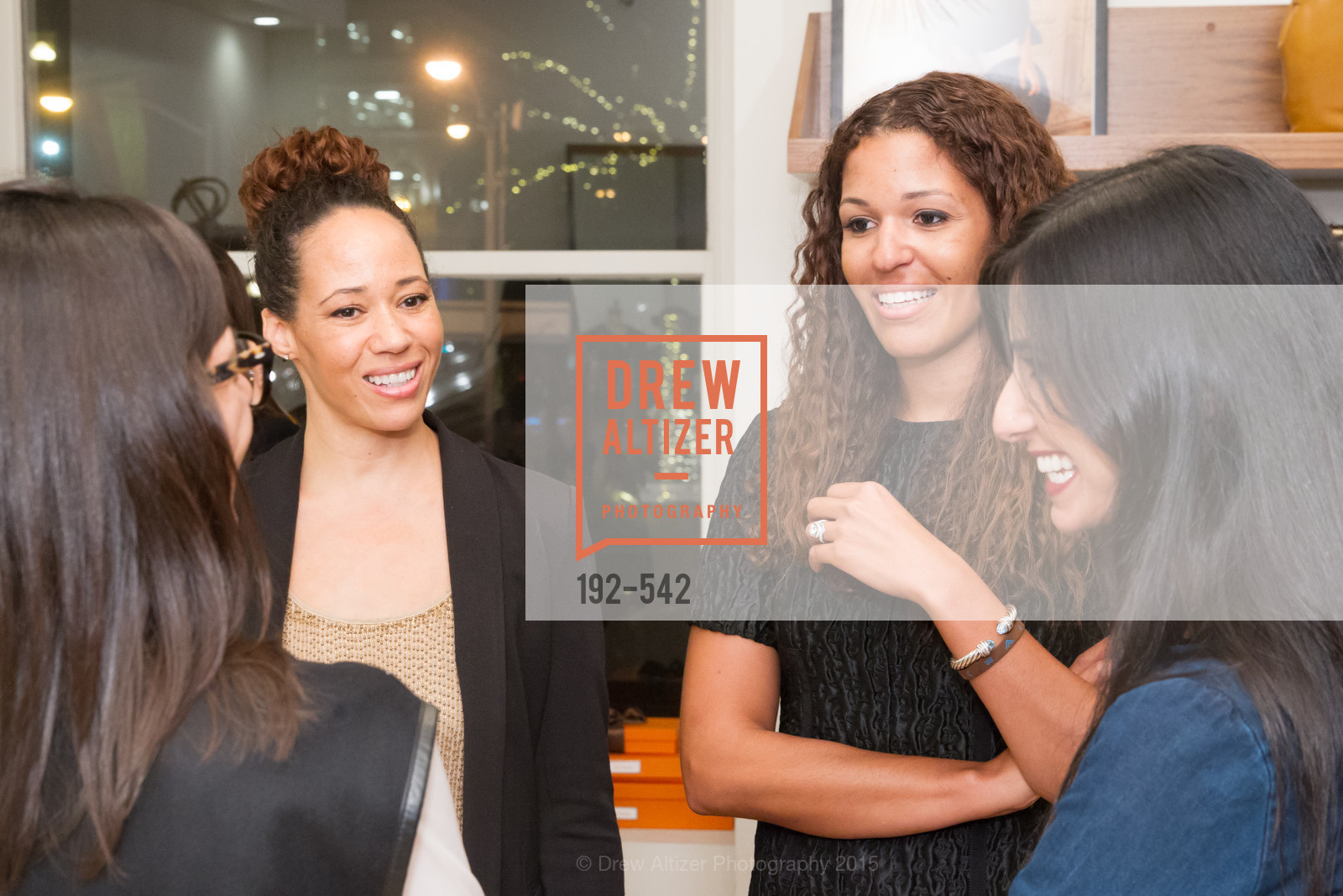 RobinMcBride, Andrea McBride, Cuyana + The McBride Sisters, Cayuna Showroom. 291 Geary Street, 2nd Floor, November 19th, 2015, Photo #192-542 RobinMcBride, Andrea McBride, Photo #192-542