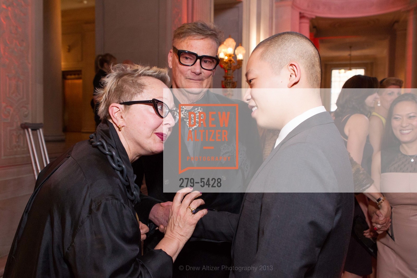 Jeanne Allen, Marc Grant, Jason Wu, SAN FRANCISCO OPERA GUILD & NEIMAN MARCUS Union Square Present The Art of Fashion: Jason Wu, US, March 21st, 2013, Photo #279-5428 Jeanne Allen, Marc Grant, Jason Wu, Photo #279-5428