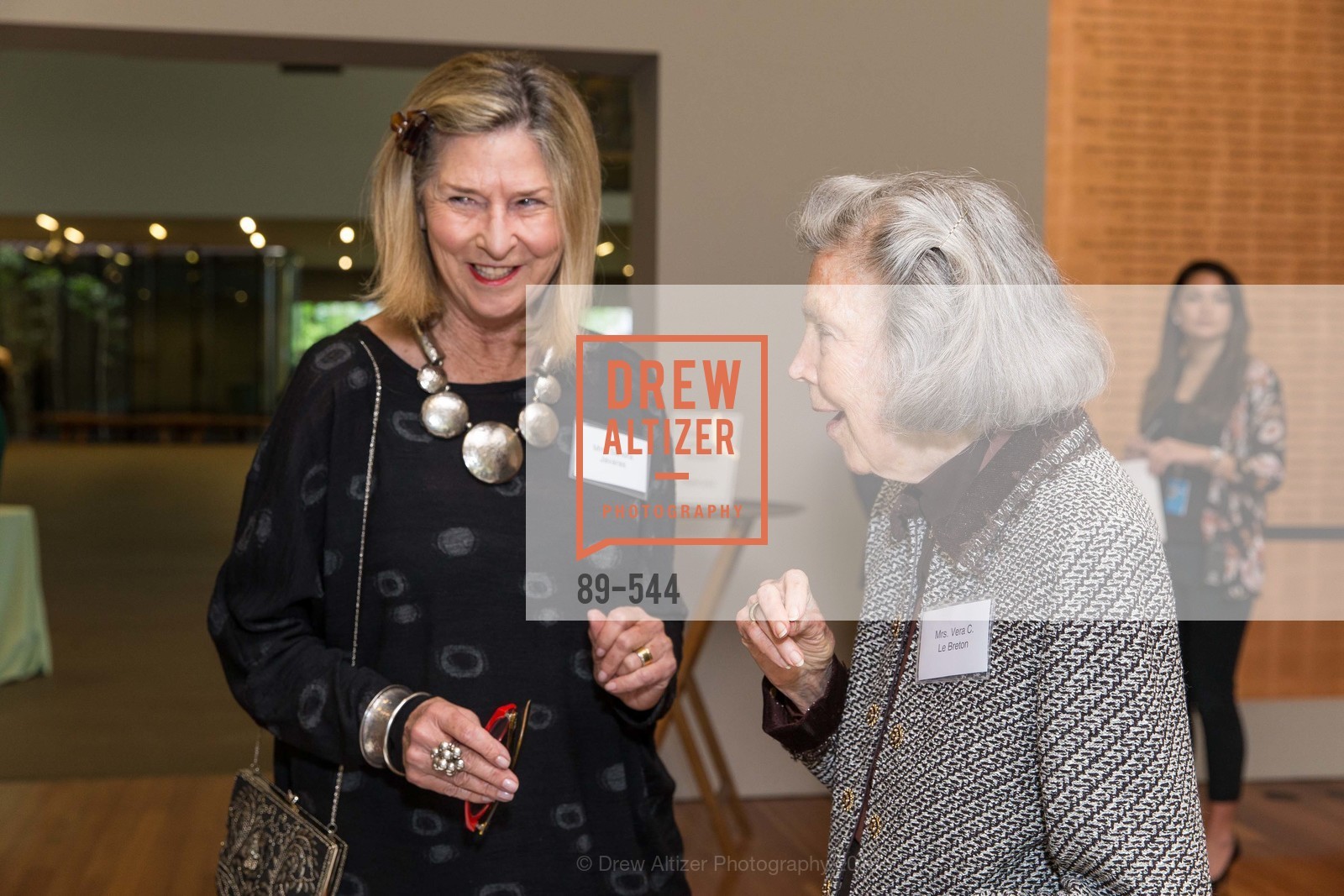 Vera LeBreton, FAMSF hosts the Legacy Tea Reception, de Young Museum, November 17th, 2015