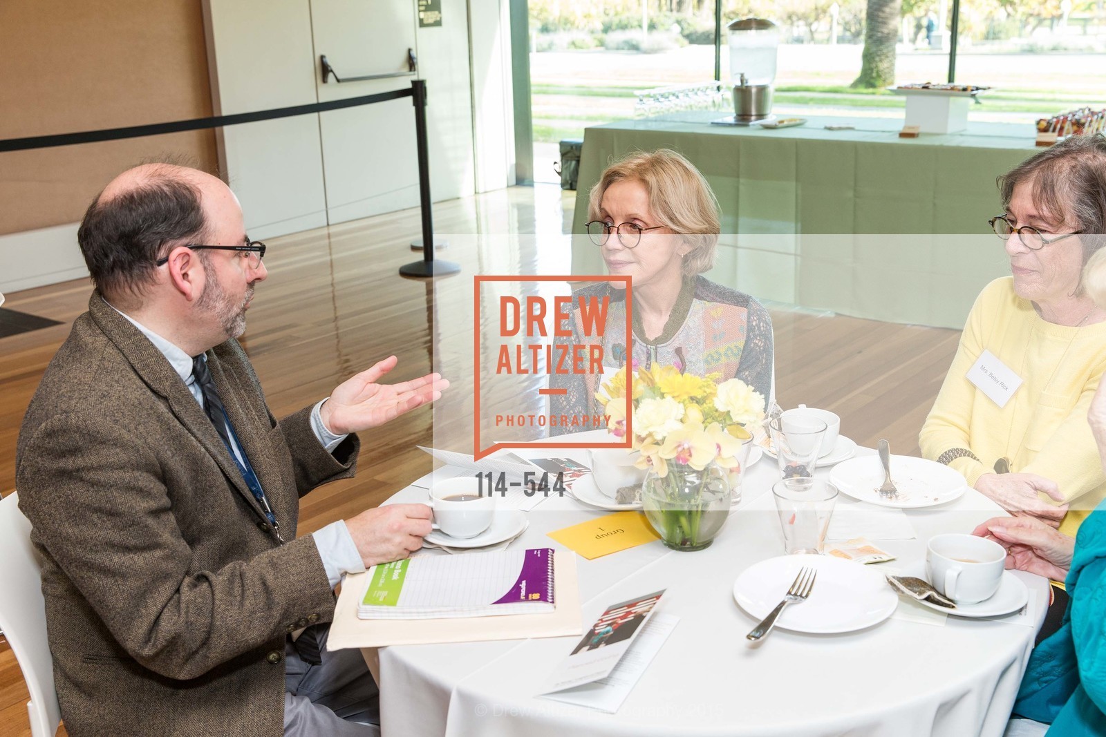 JIm Ganz, Lorie Greenleaf, Betsy Rick, Anmarie Roache, FAMSF hosts the Legacy Tea Reception, de Young Museum, November 17th, 2015,Drew Altizer, Drew Altizer Photography, full-service agency, private events, San Francisco photographer, photographer california