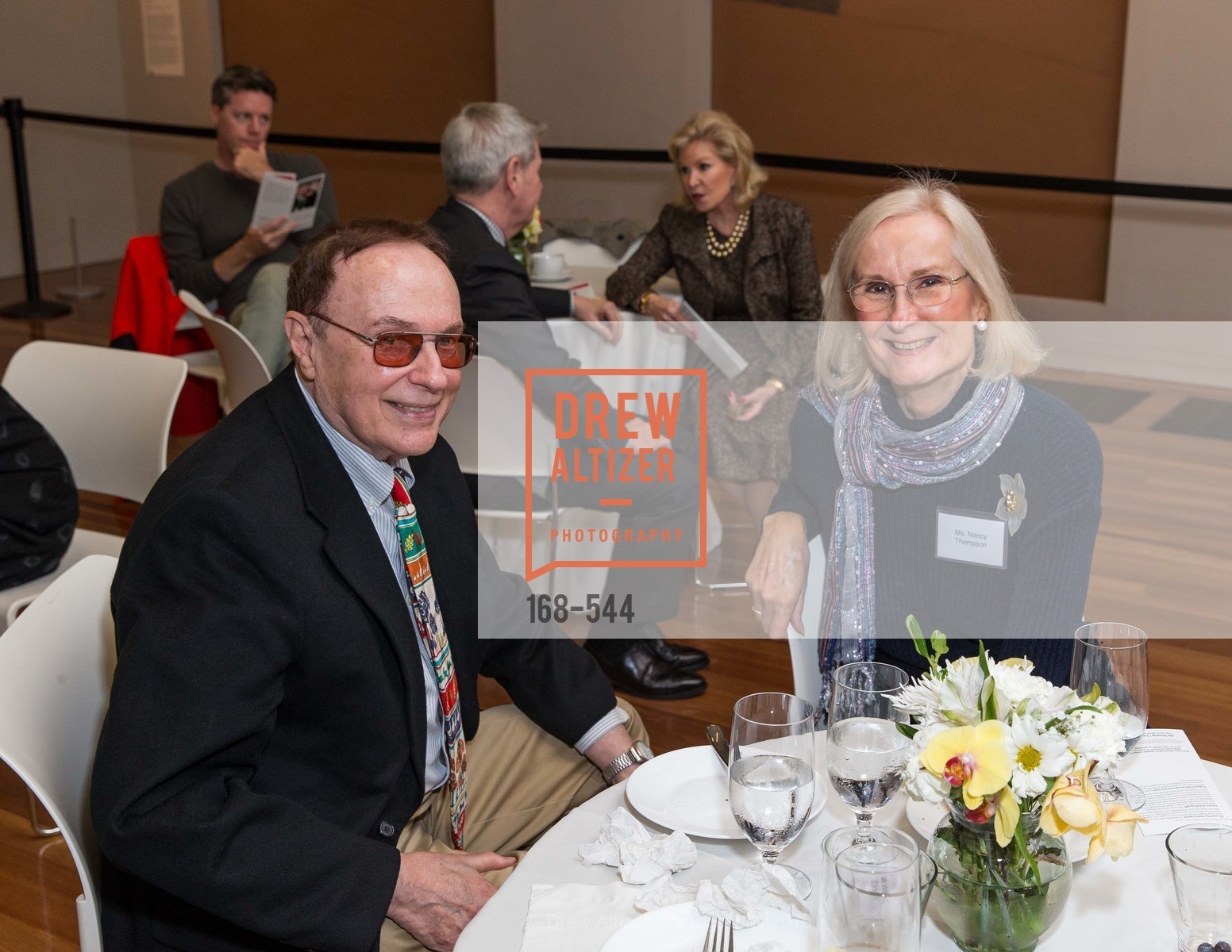 William Eddelman, Nancy Thompson, FAMSF hosts the Legacy Tea Reception, de Young Museum, November 17th, 2015,Drew Altizer, Drew Altizer Photography, full-service agency, private events, San Francisco photographer, photographer california
