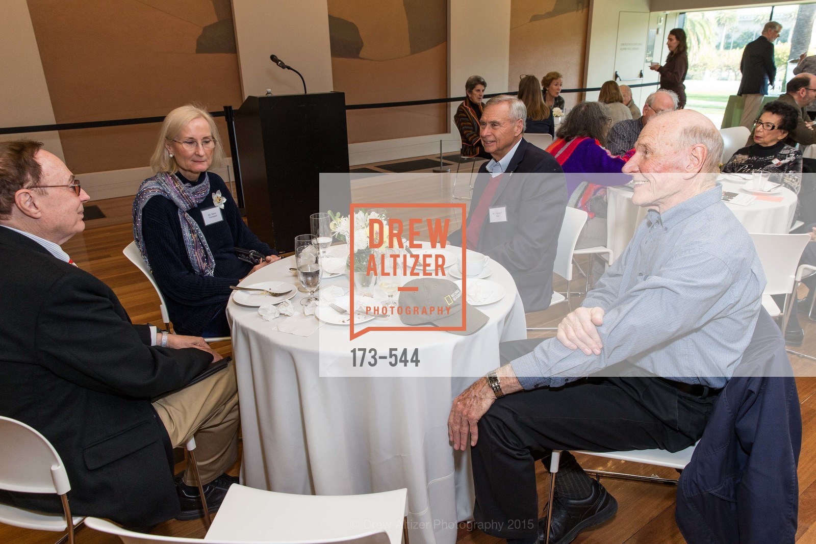 William Eddelman, Nancy Thompson, Andrew Kerr, John McCallister, FAMSF hosts the Legacy Tea Reception, de Young Museum, November 17th, 2015,Drew Altizer, Drew Altizer Photography, full-service event agency, private events, San Francisco photographer, photographer California