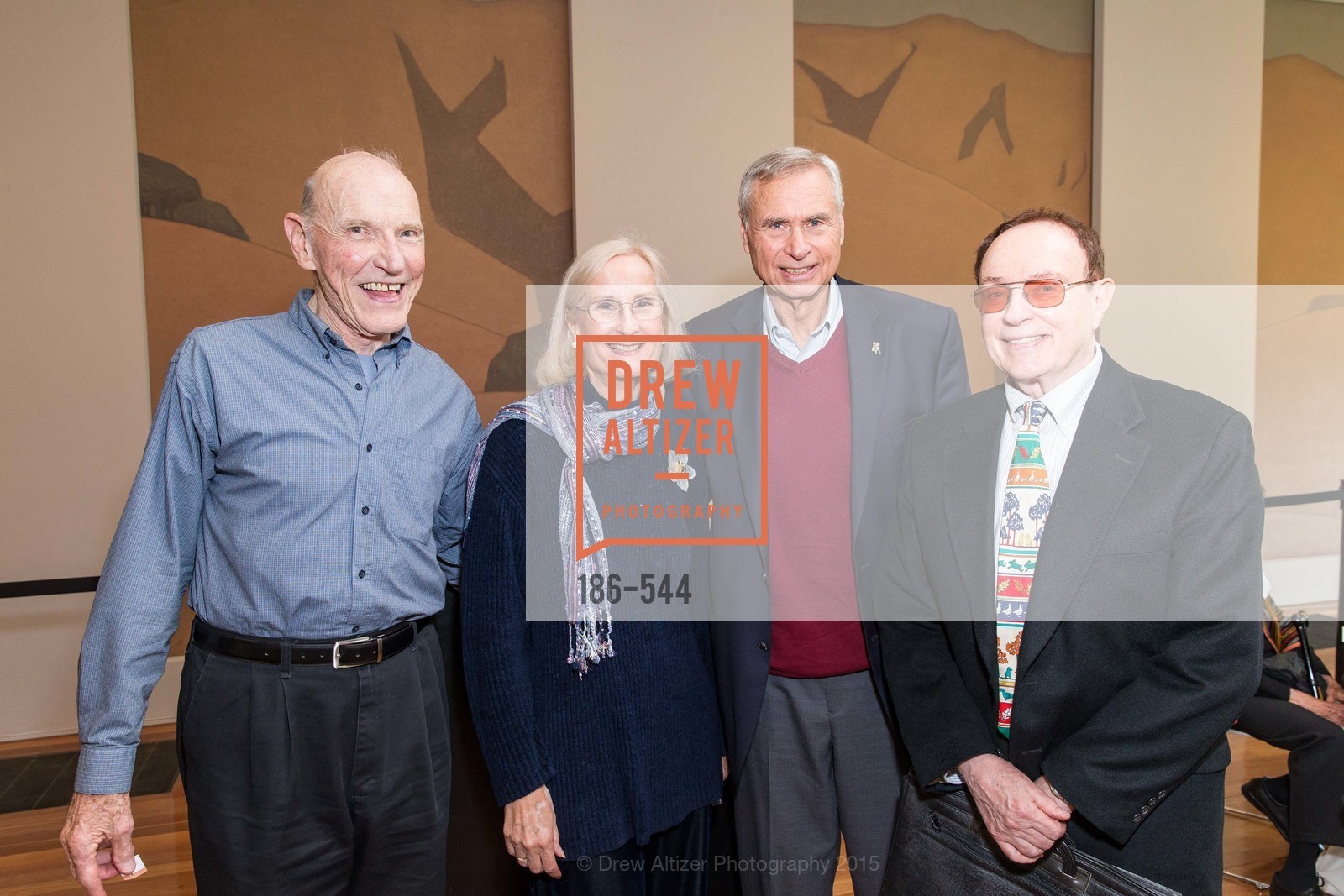 John McCallister, Nancy Thompson, Andrew Kerr, William Eddelman, FAMSF hosts the Legacy Tea Reception, de Young Museum, November 17th, 2015,Drew Altizer, Drew Altizer Photography, full-service agency, private events, San Francisco photographer, photographer california