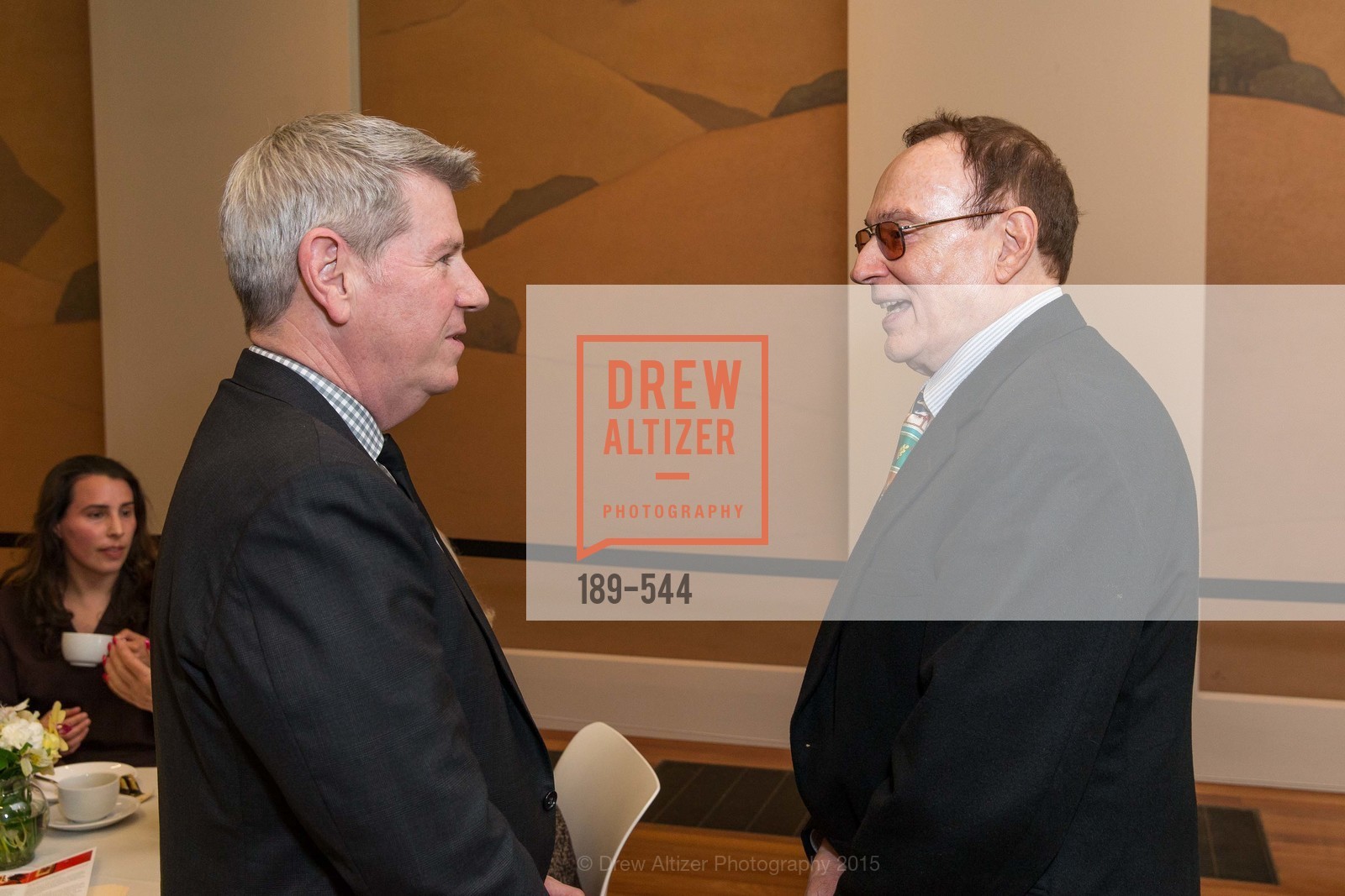 Richard Benefield, William Eddelman, FAMSF hosts the Legacy Tea Reception, de Young Museum, November 17th, 2015