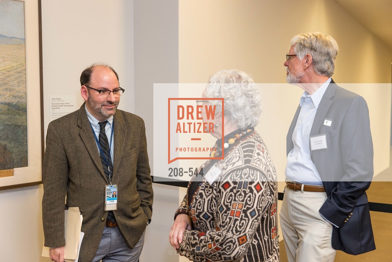 JIm Ganz, Cathy Moreland, Howard Moreland, FAMSF hosts the Legacy Tea Reception, de Young Museum, November 17th, 2015,Drew Altizer, Drew Altizer Photography, full-service agency, private events, San Francisco photographer, photographer california