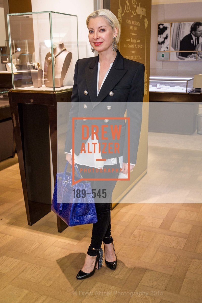 Sonya Molodetskaya, Bulgari Presents B.Cocktail, Bulgari. 200 Stockton Street, November 17th, 2015
