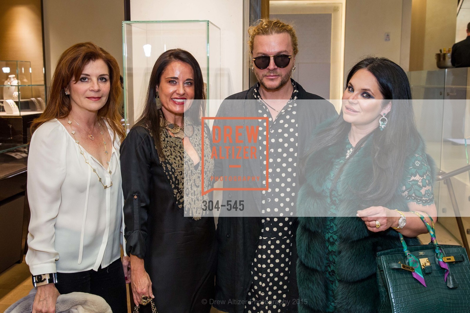 Farah Makras, Natalia Urrutia, Vasily Vein, Rada Katz, Bulgari Presents B.Cocktail, Bulgari. 200 Stockton Street, November 17th, 2015, Photo #304-545 Farah Makras, Natalia Urrutia, Vasily Vein, Rada Katz, Photo #304-545