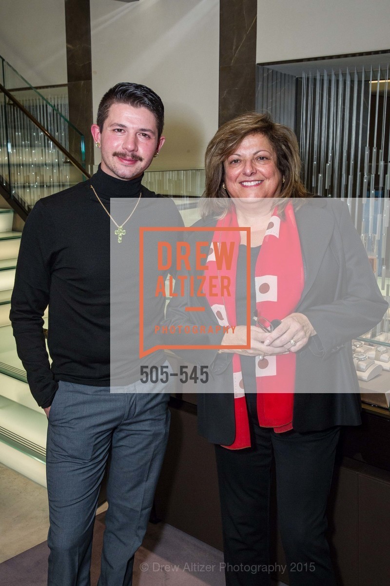 Nicholas Arata, Laura Albini, Bulgari Presents B.Cocktail, Bulgari. 200 Stockton Street, November 17th, 2015, Photo #505-545 Nicholas Arata, Laura Albini, Photo #505-545