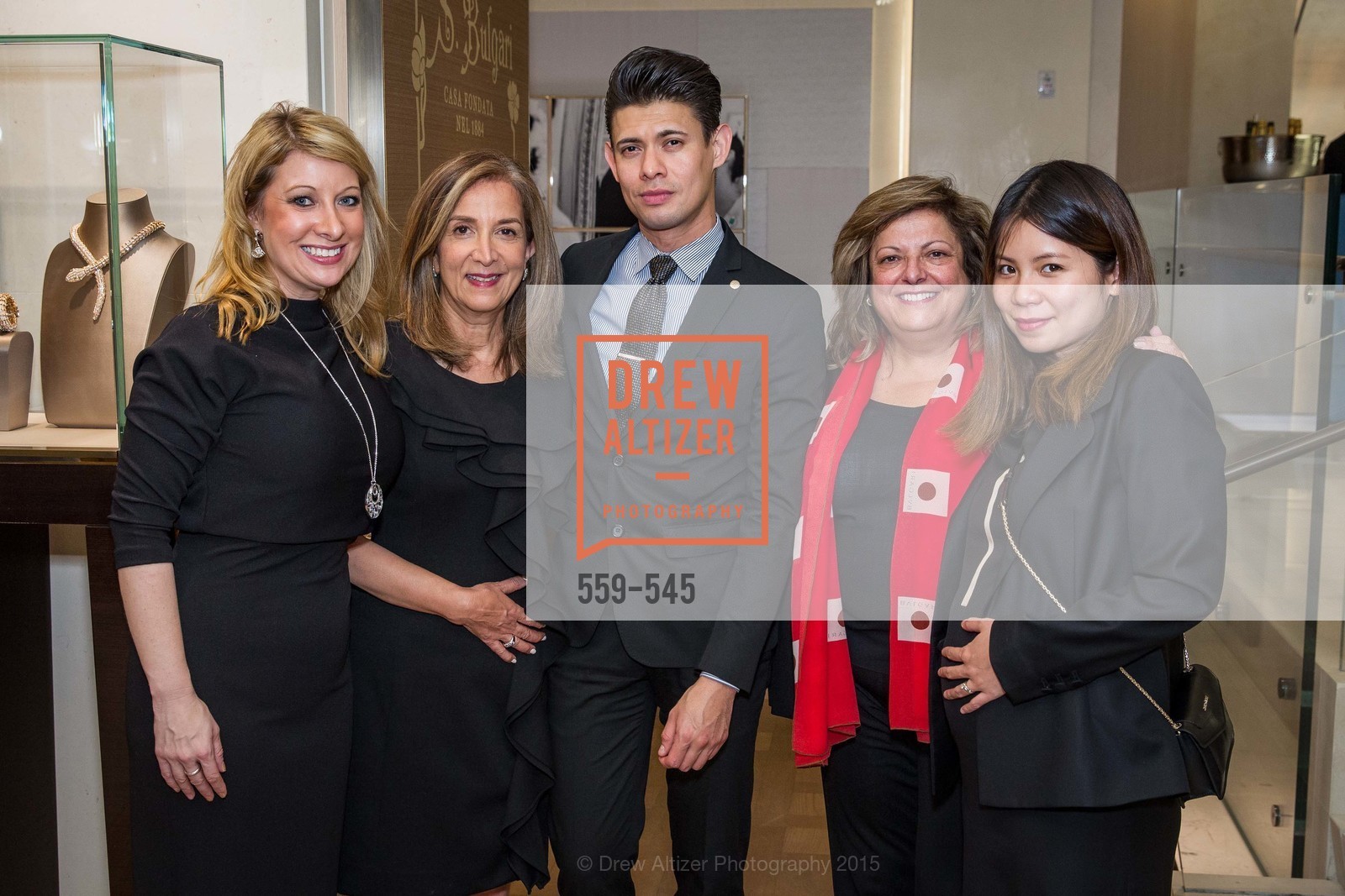 Jennifer Mancuso, Alvaro Ibara, Laura Albini, Hoi Lam, Bulgari Presents B.Cocktail, Bulgari. 200 Stockton Street, November 17th, 2015,Drew Altizer, Drew Altizer Photography, full-service event agency, private events, San Francisco photographer, photographer California