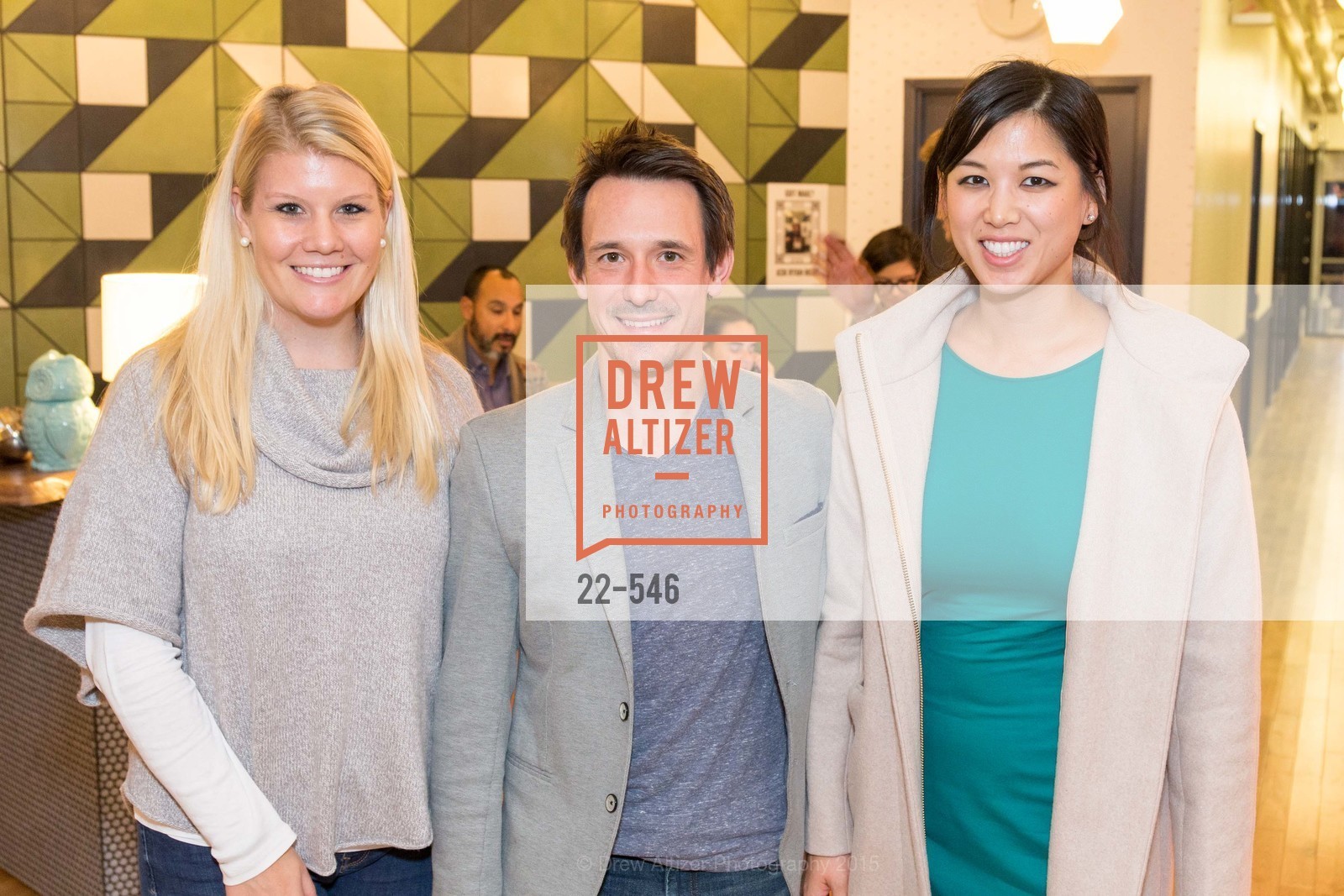 Laura Davis, James Sofranco, Emily Hu, San Francisco Ballet ENCORE! Season Preview Party, WeWork. 535 Mission Street, 14th Floor, November 17th, 2015,Drew Altizer, Drew Altizer Photography, full-service agency, private events, San Francisco photographer, photographer california