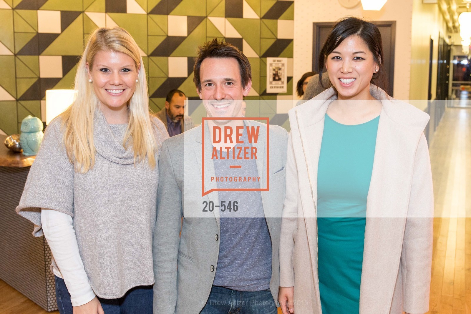 Laura Davis, James Sofranco, Emily Hu, San Francisco Ballet ENCORE! Season Preview Party, WeWork. 535 Mission Street, 14th Floor, November 17th, 2015,Drew Altizer, Drew Altizer Photography, full-service event agency, private events, San Francisco photographer, photographer California