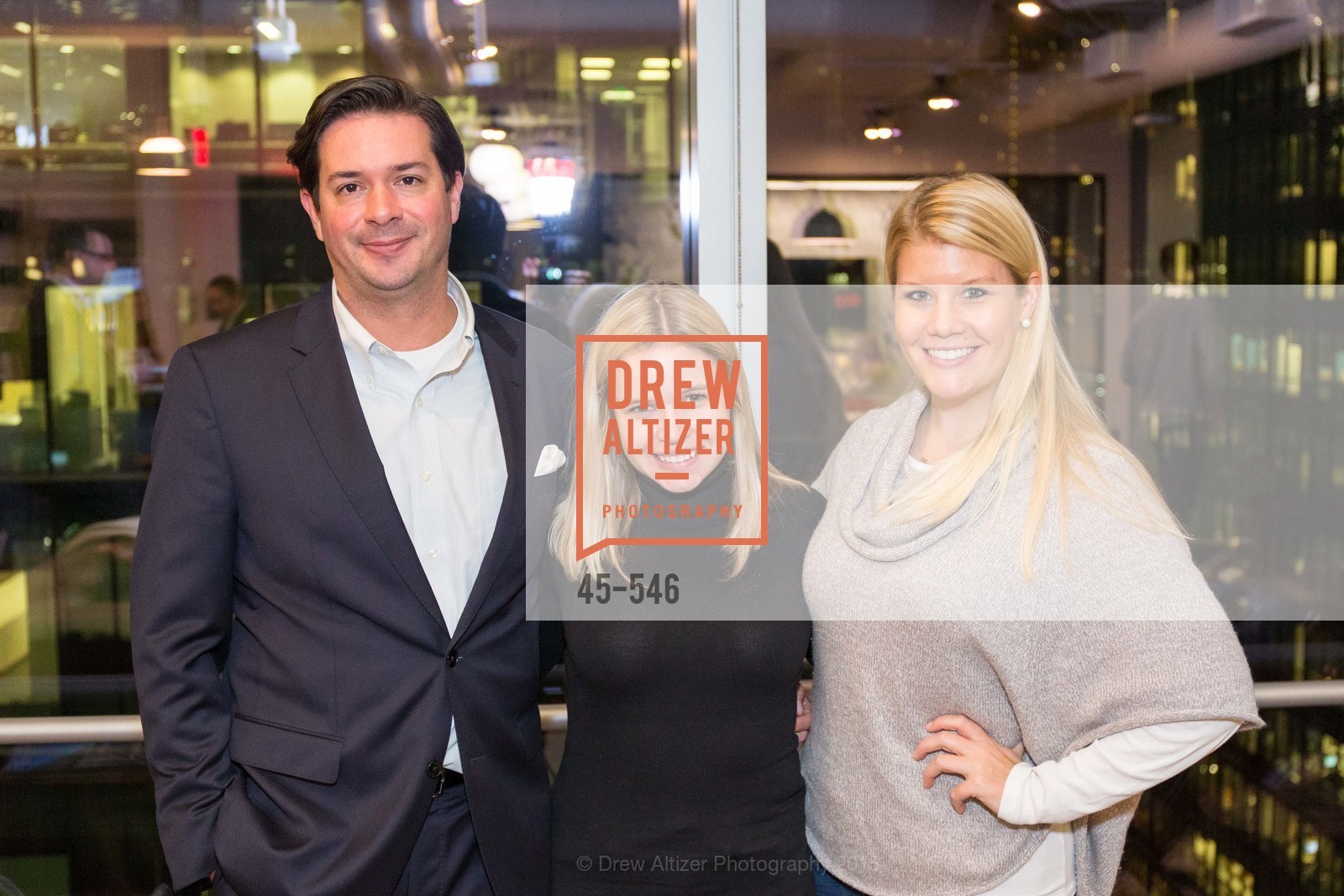Daniel Cassell, Colette Whitney, Laura Davis, San Francisco Ballet ENCORE! Season Preview Party, WeWork. 535 Mission Street, 14th Floor, November 17th, 2015,Drew Altizer, Drew Altizer Photography, full-service agency, private events, San Francisco photographer, photographer california