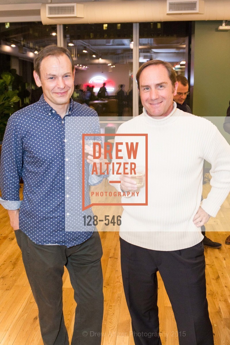 Kirk Foreman, Jonas Judd, San Francisco Ballet ENCORE! Season Preview Party, WeWork. 535 Mission Street, 14th Floor, November 17th, 2015, Photo #128-546 Kirk Foreman, Jonas Judd, Photo #128-546