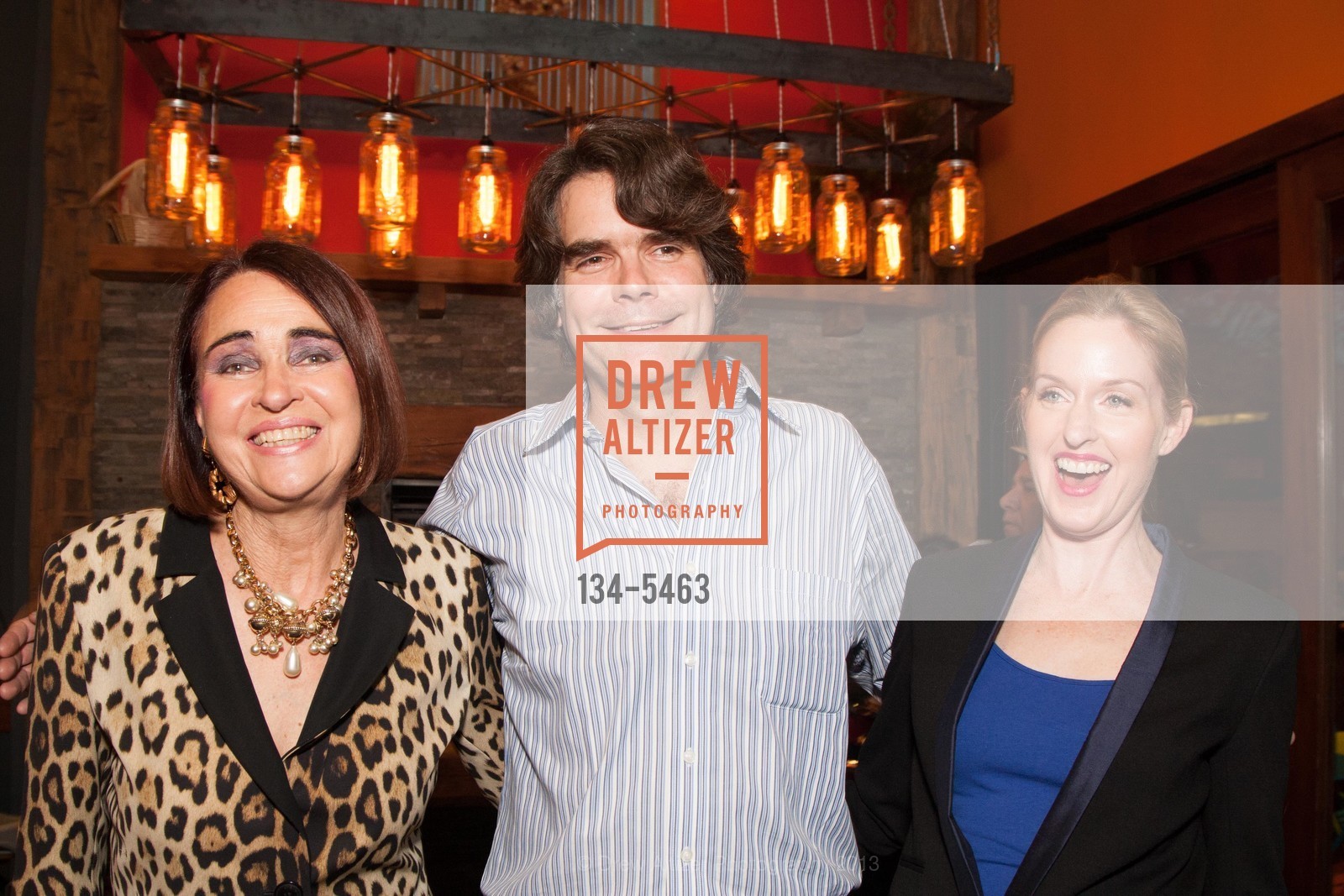 Lucia Mathieux, Doug Mathieux, Laura Mathieux, The Opening of ARTESANO & Raise a Glass to The Little Jim Club of CPMC, US, October 29th, 2013, Photo #134-5463 Lucia Mathieux, Doug Mathieux, Laura Mathieux, Photo #134-5463