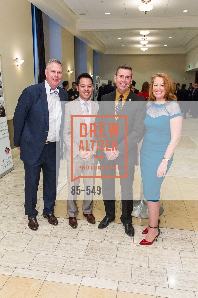 Ernst Bauer, Ernest Lau, Greg Morgan, Jeannine Vaughan, The Salvation Army's 12th Annual Holiday Luncheon Kettle Kickoff, The Bently Reserve. 301 Battery St, November 18th, 2015, Photo #85-549 Ernst Bauer, Ernest Lau, Greg Morgan, Jeannine Vaughan, Photo #85-549