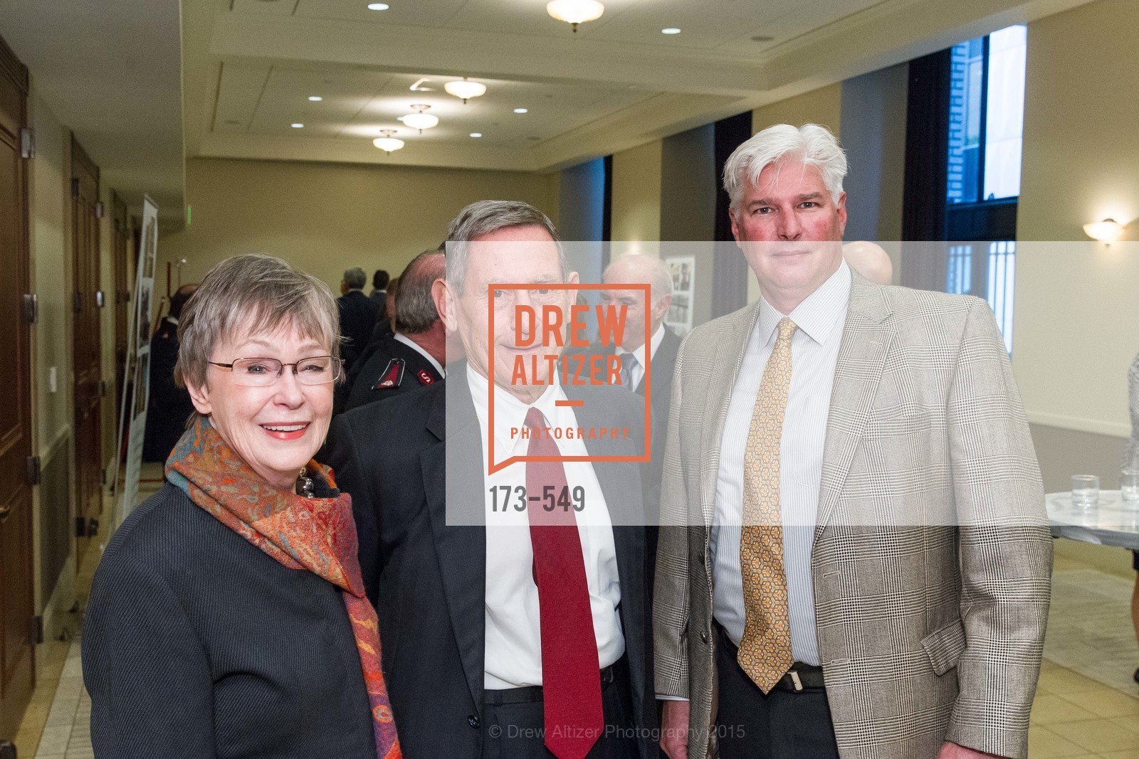 Mary Beth Starzal, Bob Starzal, Kent Eff, The Salvation Army's 12th Annual Holiday Luncheon Kettle Kickoff, The Bently Reserve. 301 Battery St, November 18th, 2015,Drew Altizer, Drew Altizer Photography, full-service agency, private events, San Francisco photographer, photographer california