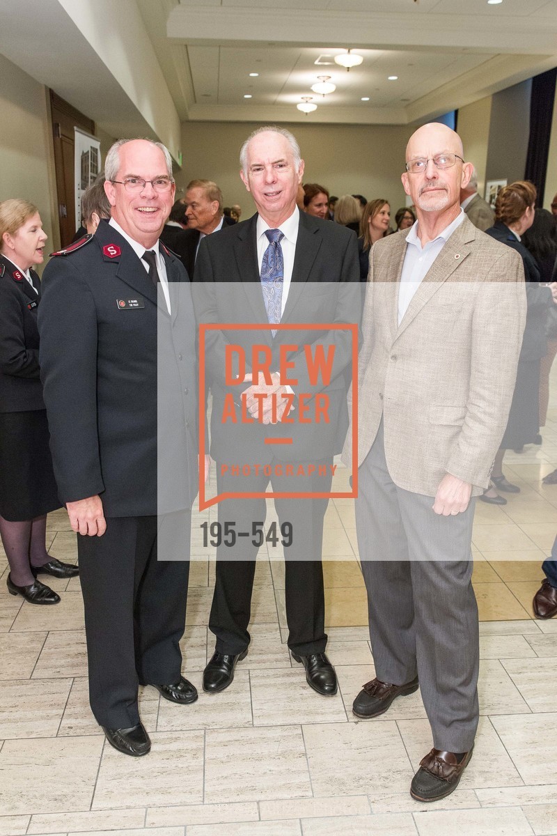 Lt. Col. Tim Foley, Dennis Murphy, James Eyres, The Salvation Army's 12th Annual Holiday Luncheon Kettle Kickoff, The Bently Reserve. 301 Battery St, November 18th, 2015,Drew Altizer, Drew Altizer Photography, full-service agency, private events, San Francisco photographer, photographer california