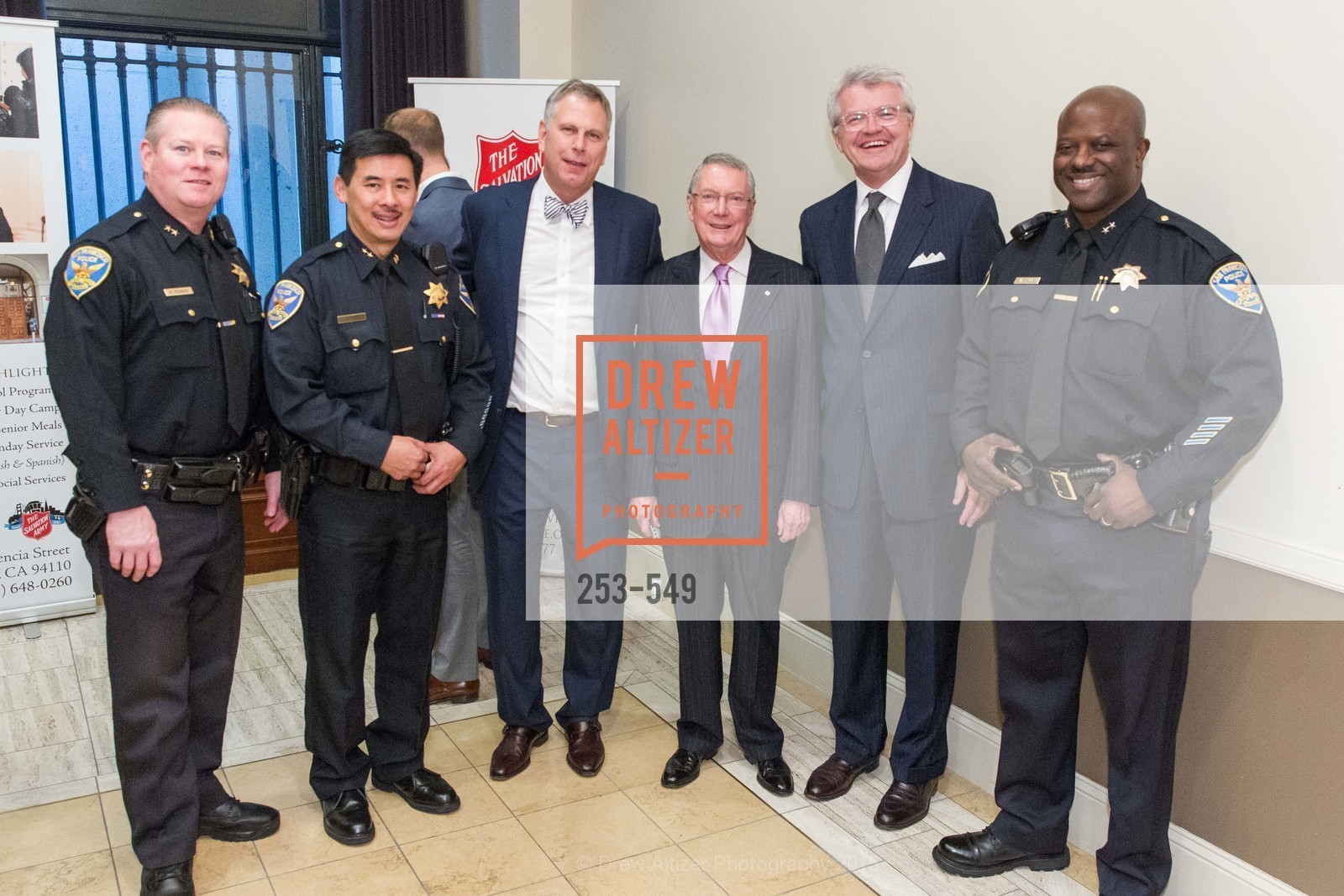 Mike Redmond, Garret Tom, Ernst Bauer, Dick Clark, Doug Person, Mikail Ali, The Salvation Army's 12th Annual Holiday Luncheon Kettle Kickoff, The Bently Reserve. 301 Battery St, November 18th, 2015,Drew Altizer, Drew Altizer Photography, full-service event agency, private events, San Francisco photographer, photographer California