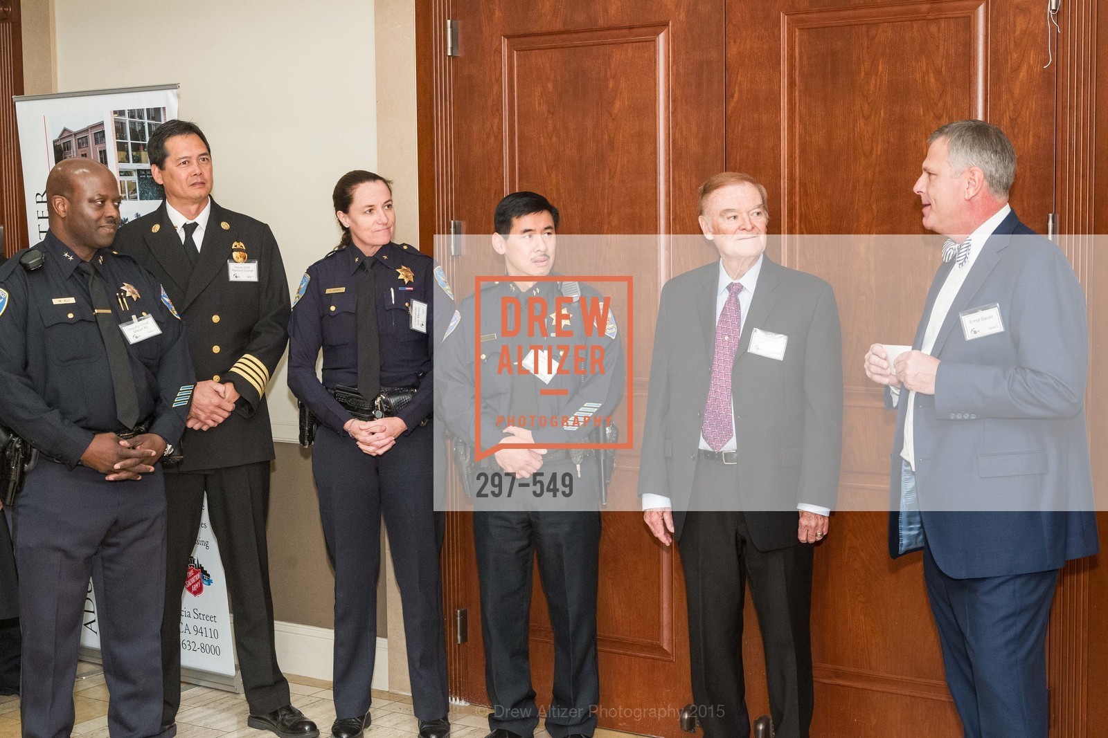 Mikail Ali, Raymond Guzman, Ann Mannix, Garret Tom, Frank Jordan, Ernst Bauer, The Salvation Army's 12th Annual Holiday Luncheon Kettle Kickoff, The Bently Reserve. 301 Battery St, November 18th, 2015,Drew Altizer, Drew Altizer Photography, full-service agency, private events, San Francisco photographer, photographer california