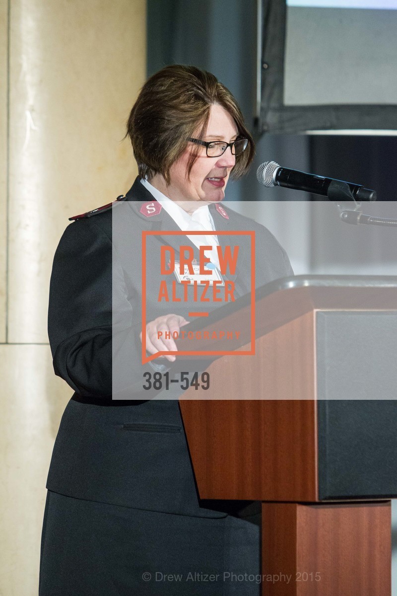 Major Cheryl Kinnamon, The Salvation Army's 12th Annual Holiday Luncheon Kettle Kickoff, The Bently Reserve. 301 Battery St, November 18th, 2015,Drew Altizer, Drew Altizer Photography, full-service agency, private events, San Francisco photographer, photographer california
