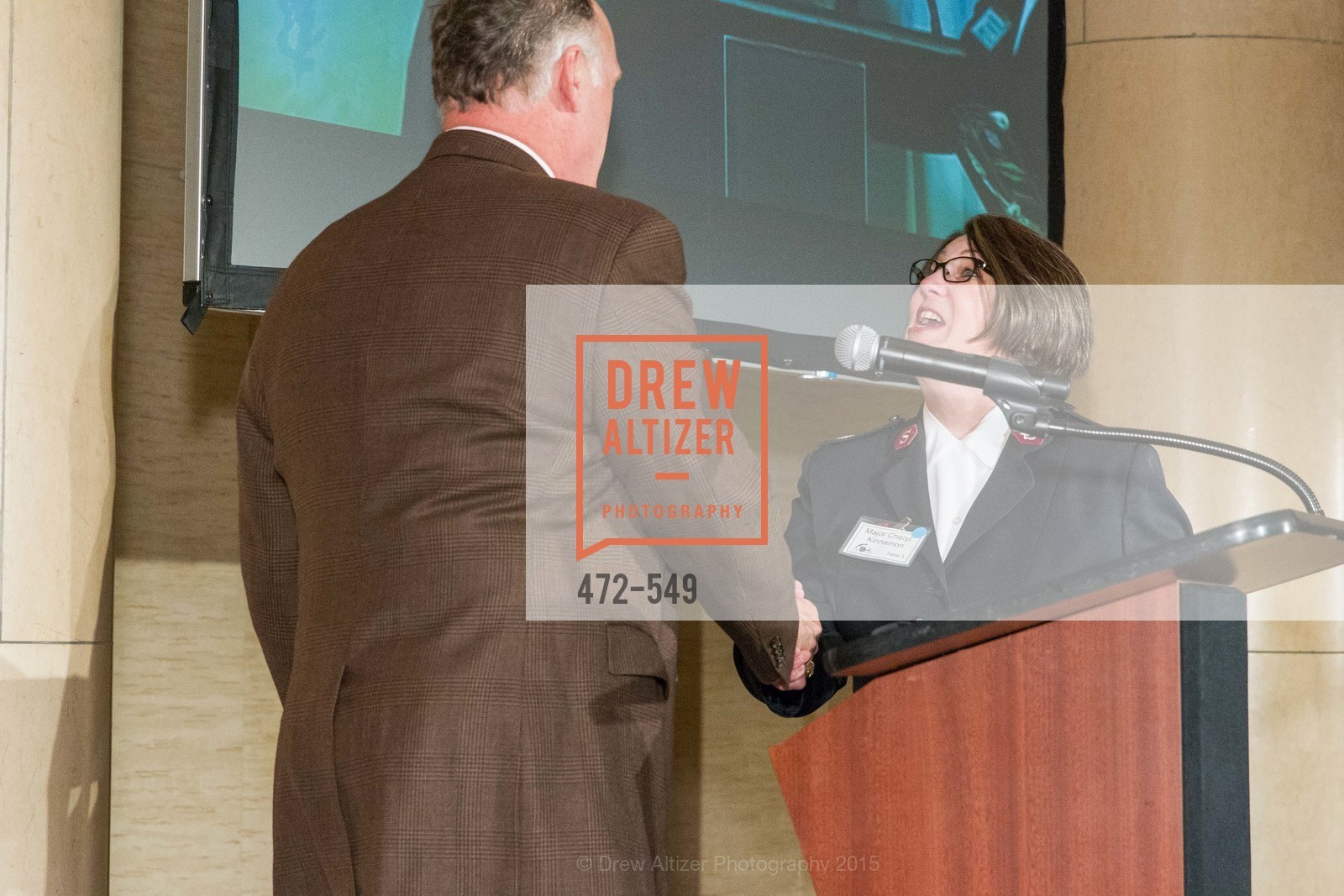 Major Cheryl Kinnamon, The Salvation Army's 12th Annual Holiday Luncheon Kettle Kickoff, The Bently Reserve. 301 Battery St, November 18th, 2015,Drew Altizer, Drew Altizer Photography, full-service agency, private events, San Francisco photographer, photographer california