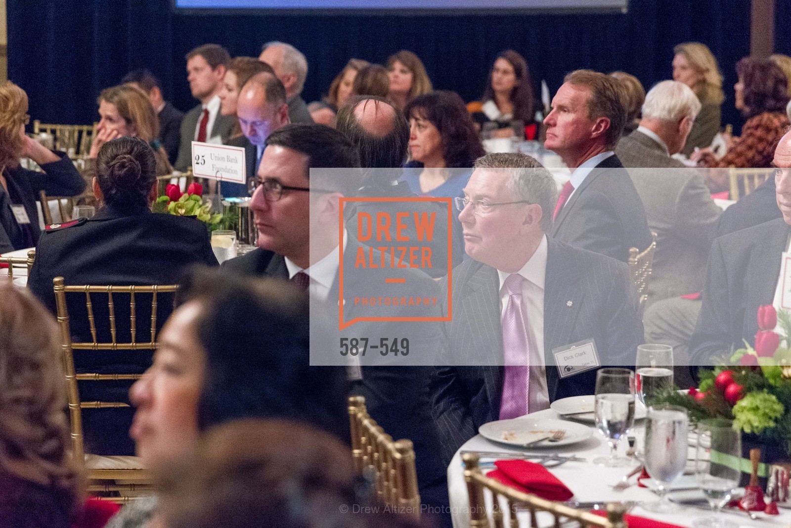 Dick Clark, The Salvation Army's 12th Annual Holiday Luncheon Kettle Kickoff, The Bently Reserve. 301 Battery St, November 18th, 2015,Drew Altizer, Drew Altizer Photography, full-service agency, private events, San Francisco photographer, photographer california